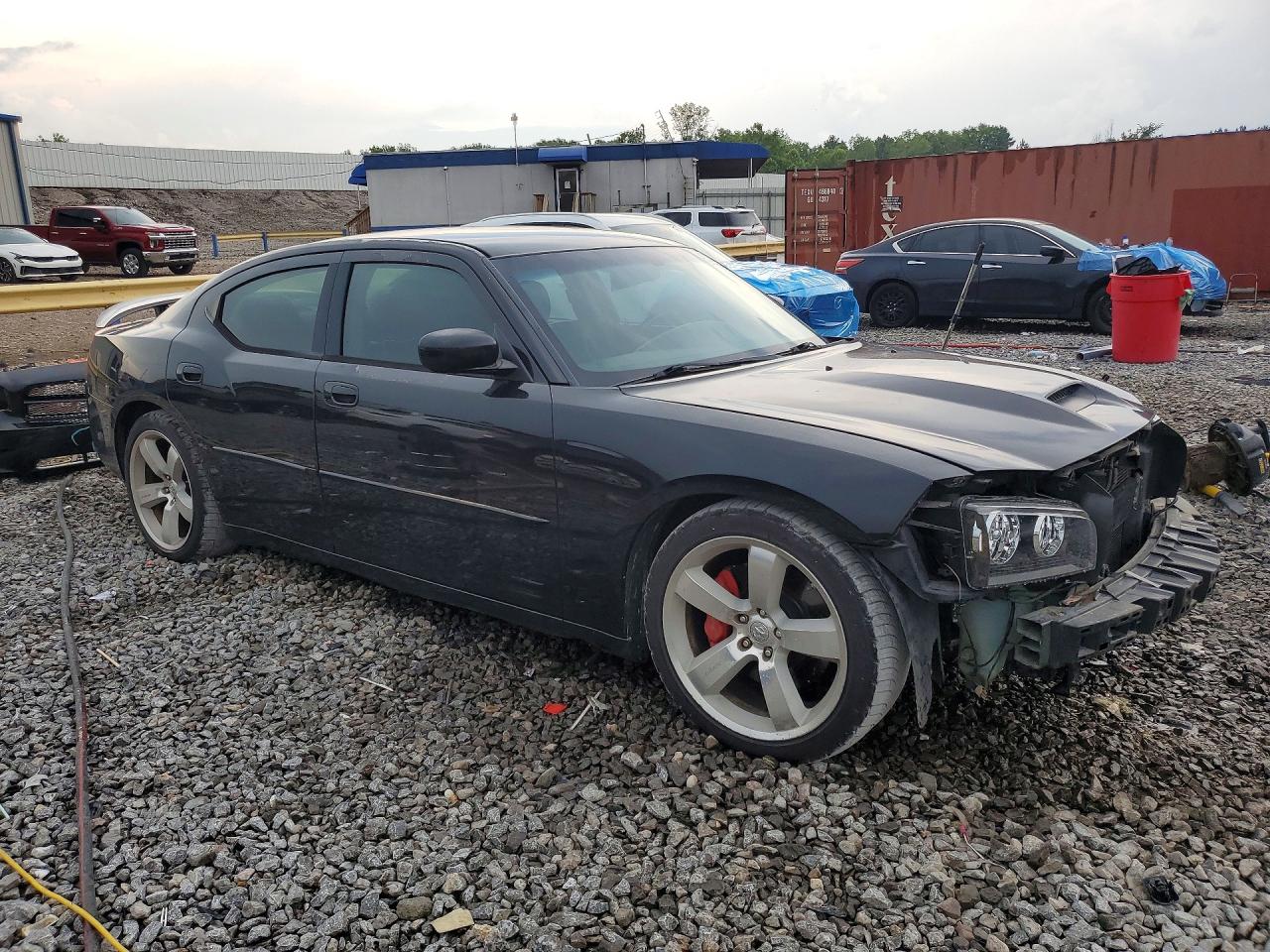 2007 Dodge Charger Srt-8 Black vin: 2B3KA73W97H691261