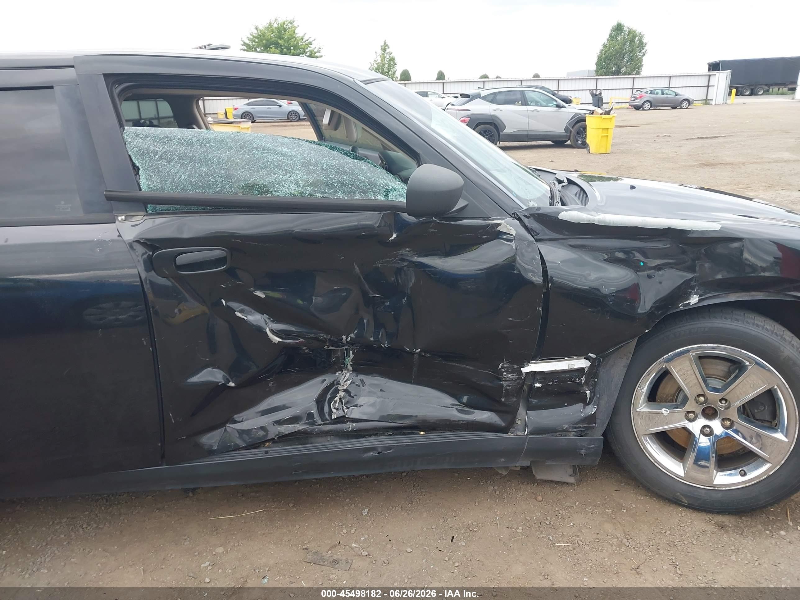 2008 Dodge Charger   Черный vin: 2B3KK43G38H233480
