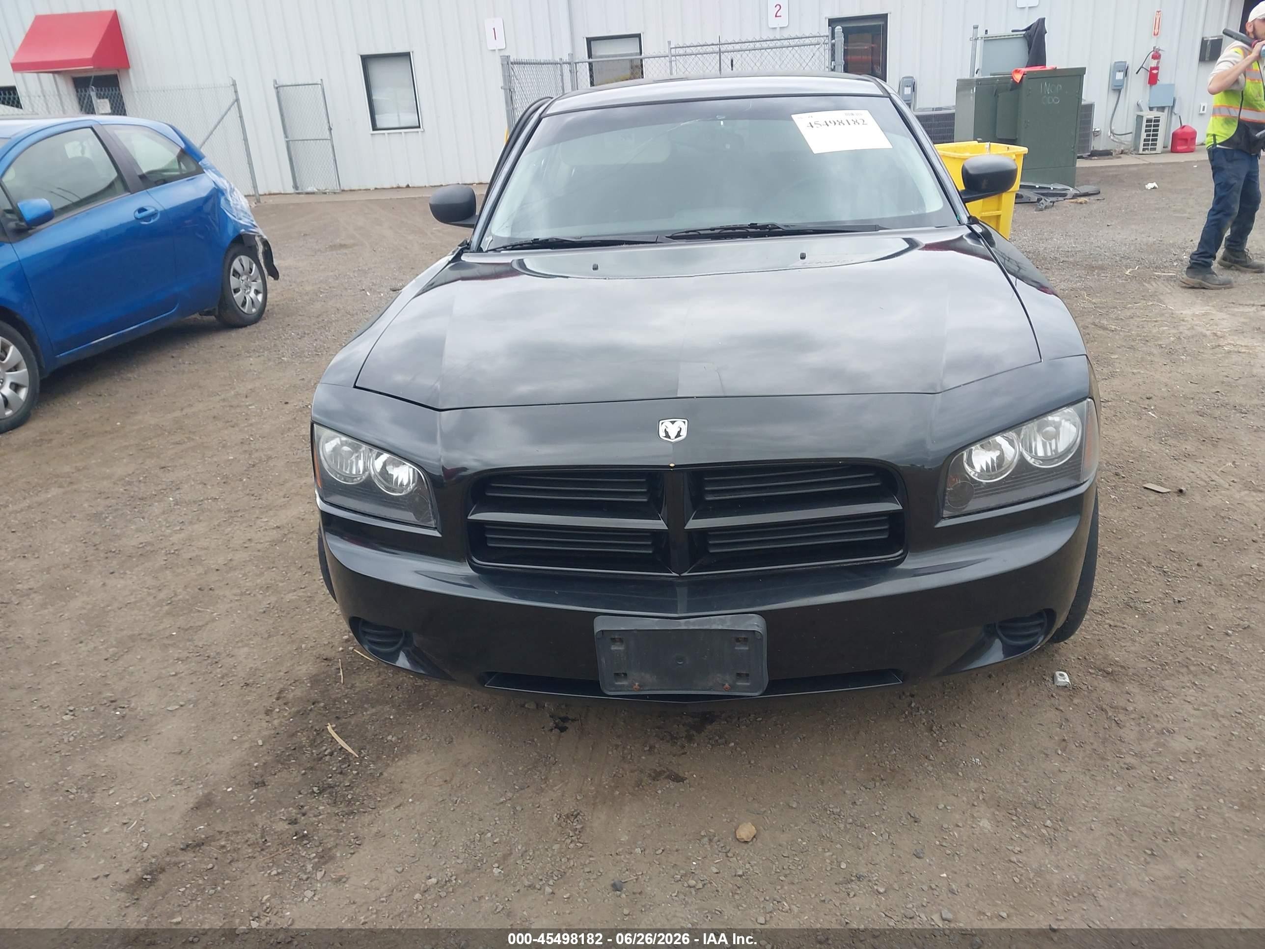 2008 Dodge Charger   Черный vin: 2B3KK43G38H233480