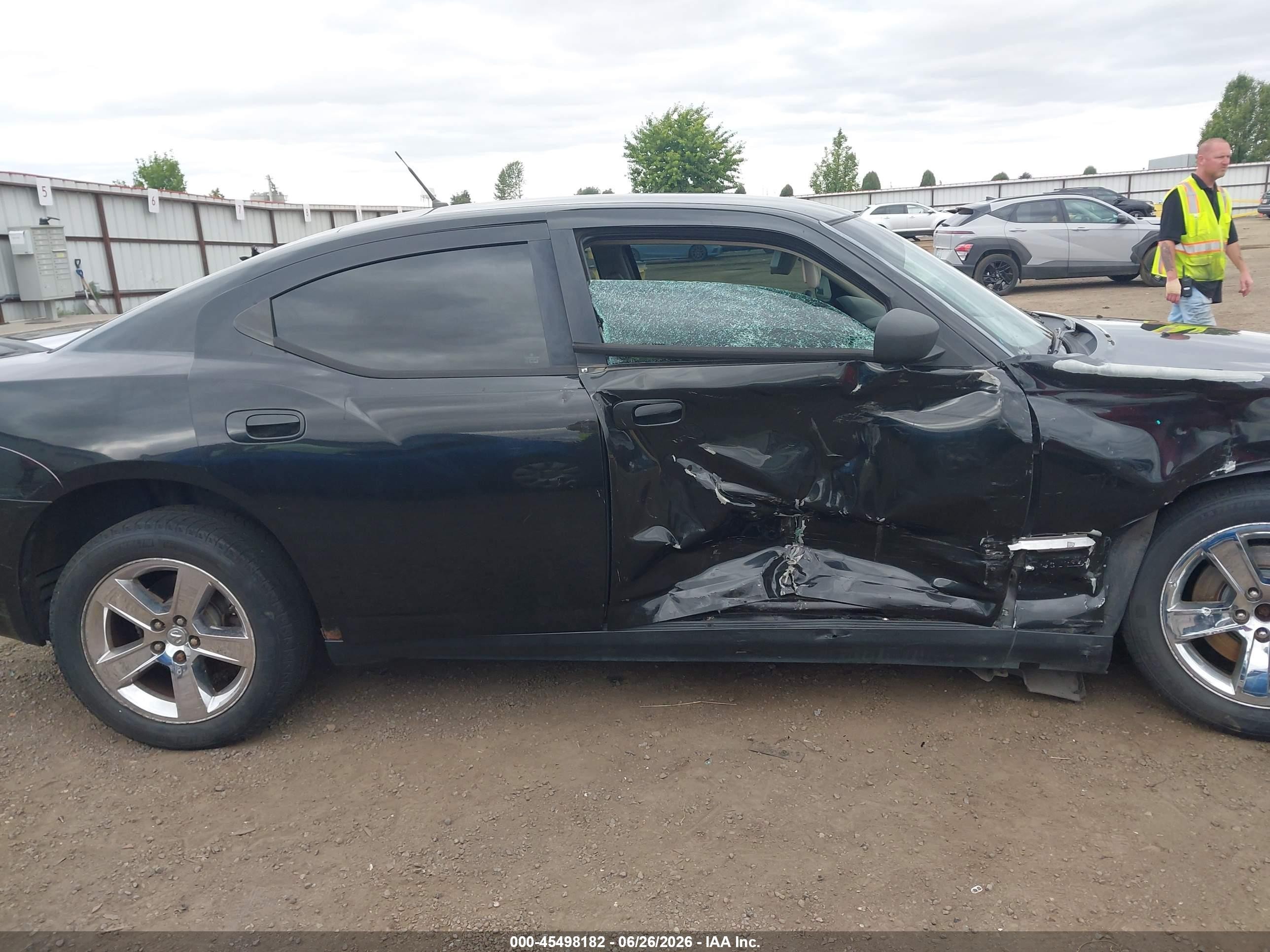 2008 Dodge Charger   Черный vin: 2B3KK43G38H233480