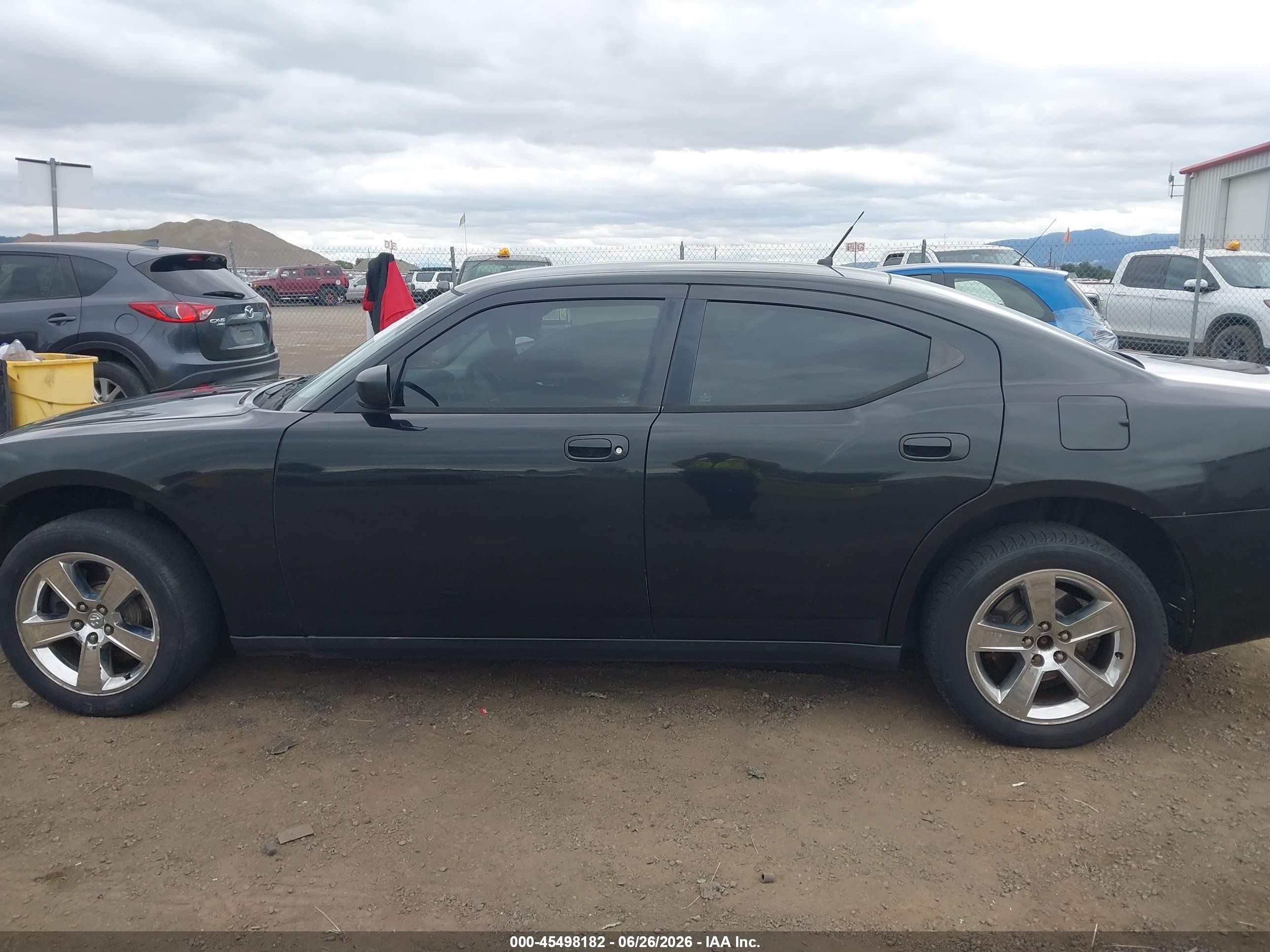 2008 Dodge Charger   Черный vin: 2B3KK43G38H233480