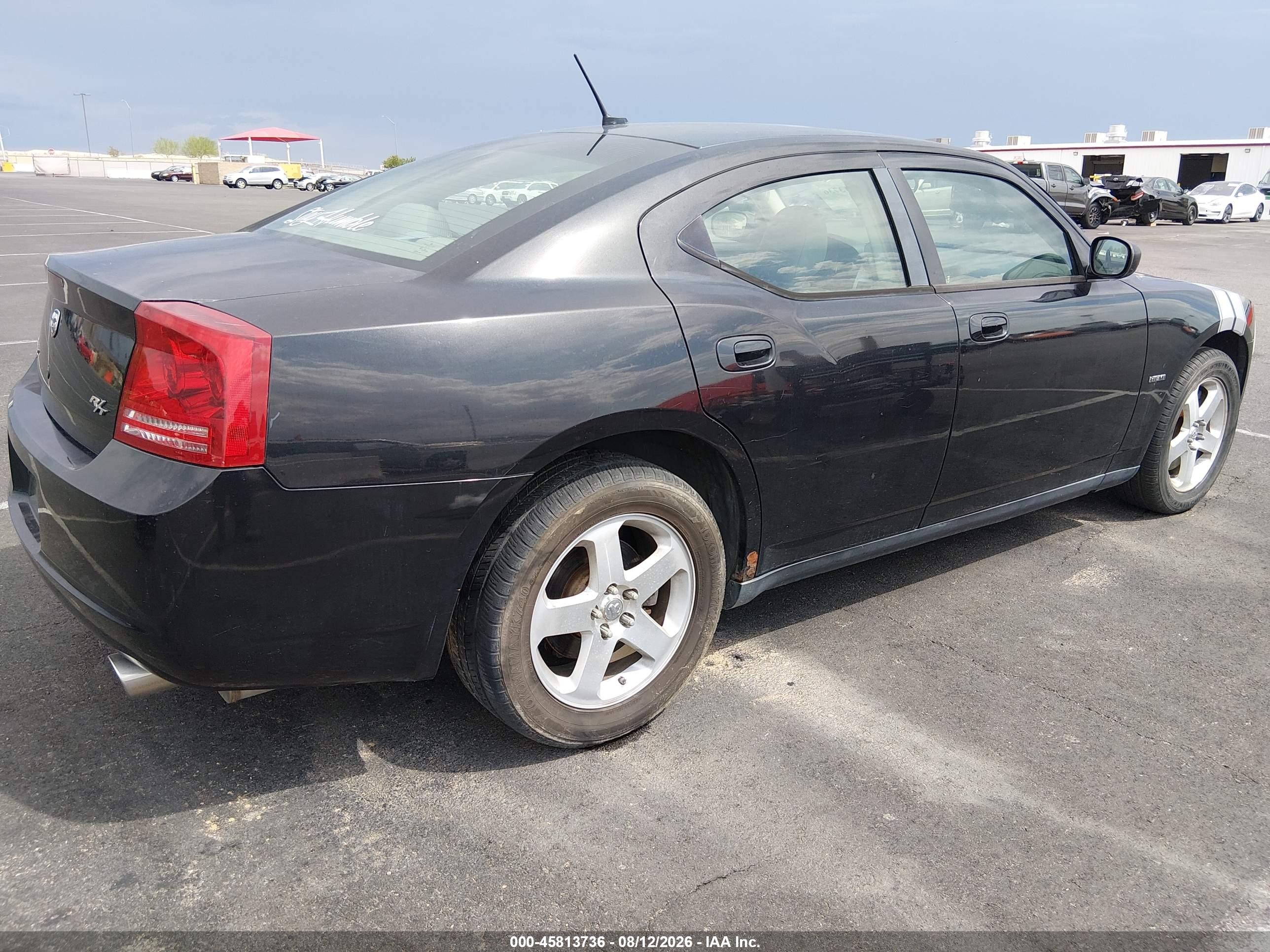 2008 Dodge Charger R/t Черный vin: 2B3KK53HX8H159666