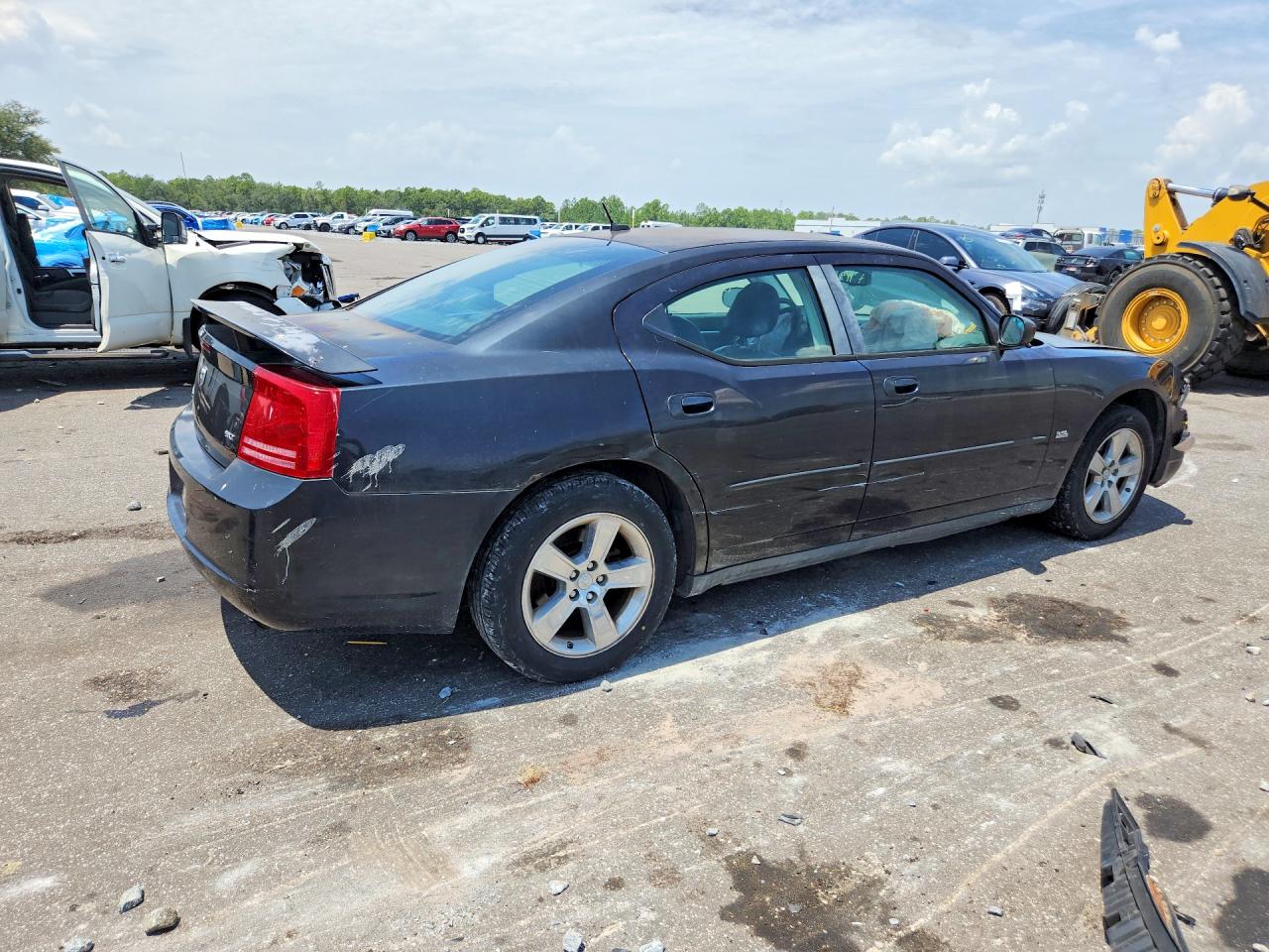 2008 Dodge Charger Sxt Black vin: 2B3LA33G68H217890