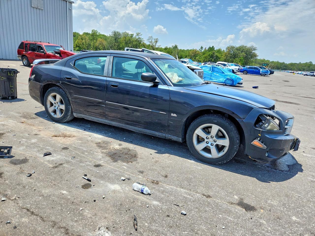 2008 Dodge Charger Sxt Black vin: 2B3LA33G68H217890