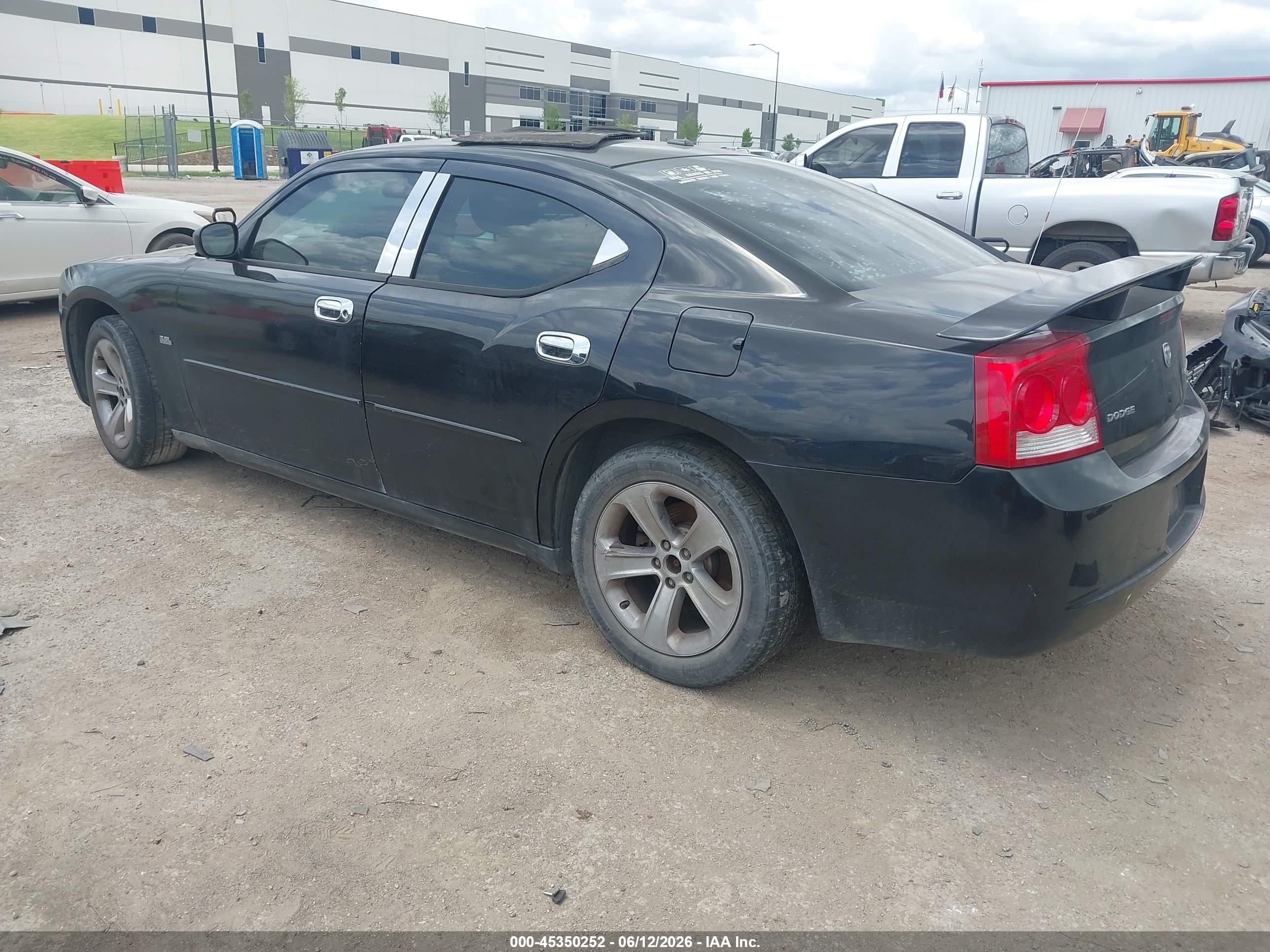 2009 Dodge Charger Sxt Черный vin: 2B3LA33V29H503915