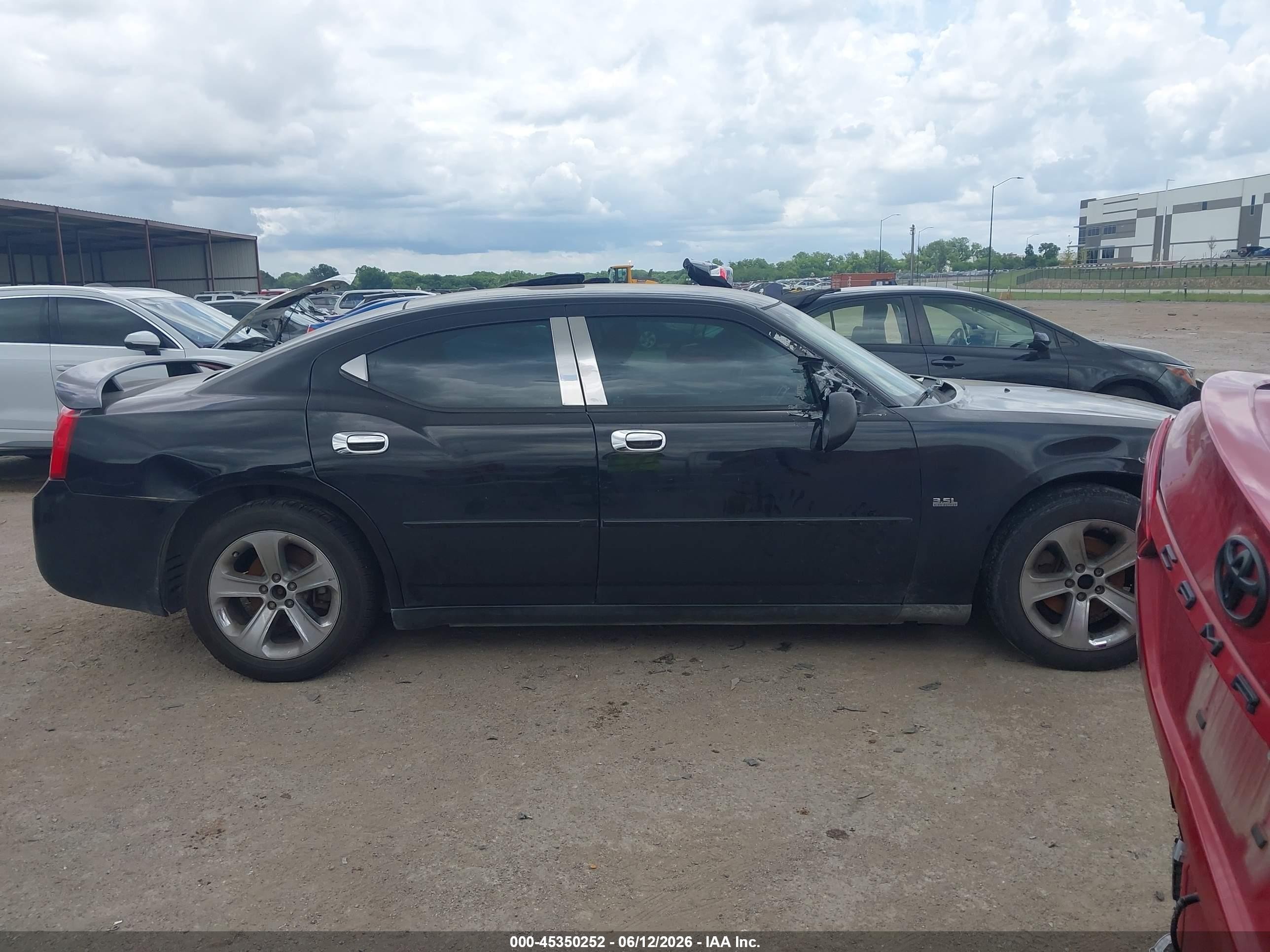 2009 Dodge Charger Sxt Черный vin: 2B3LA33V29H503915