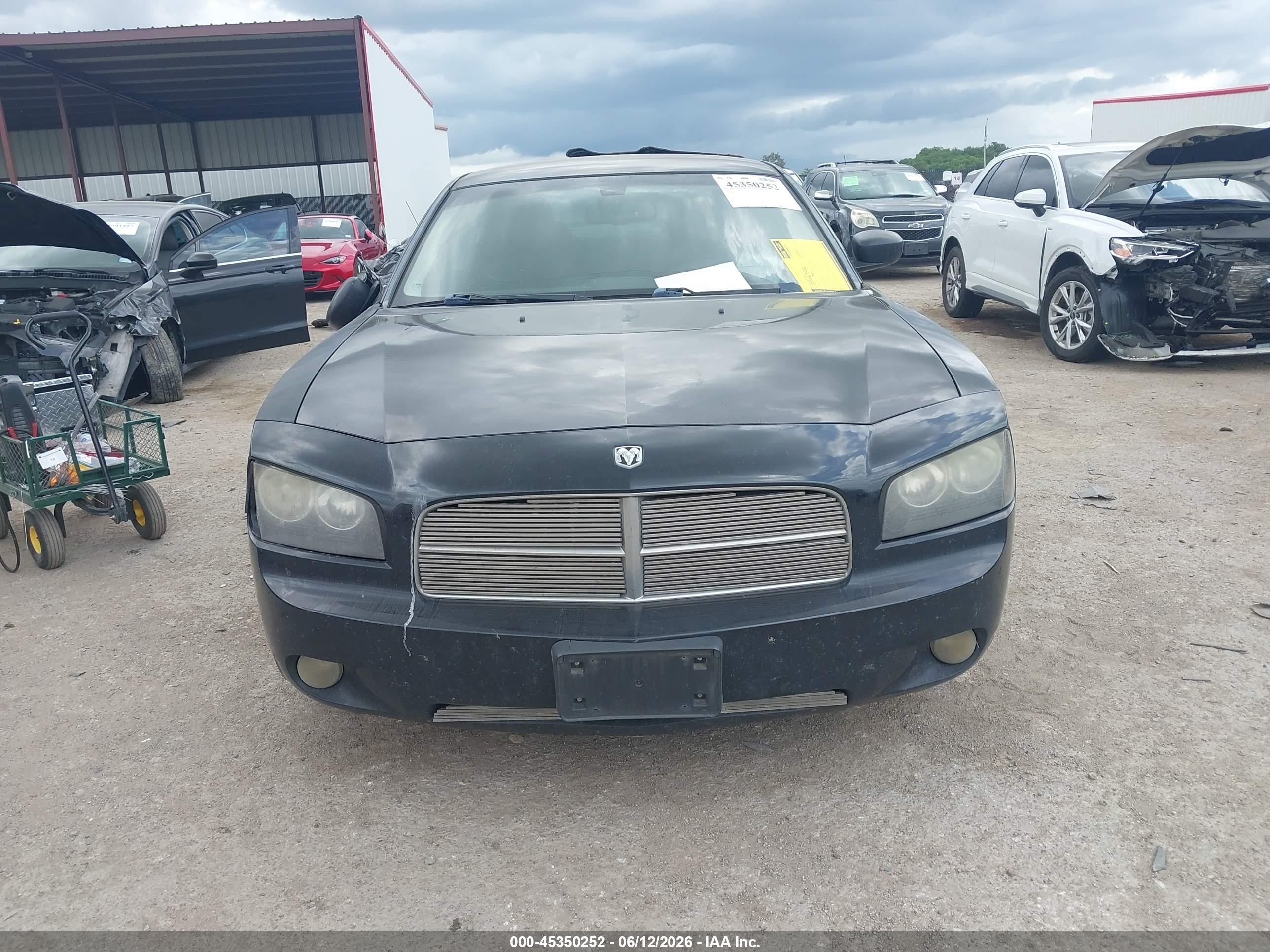 2009 Dodge Charger Sxt Черный vin: 2B3LA33V29H503915