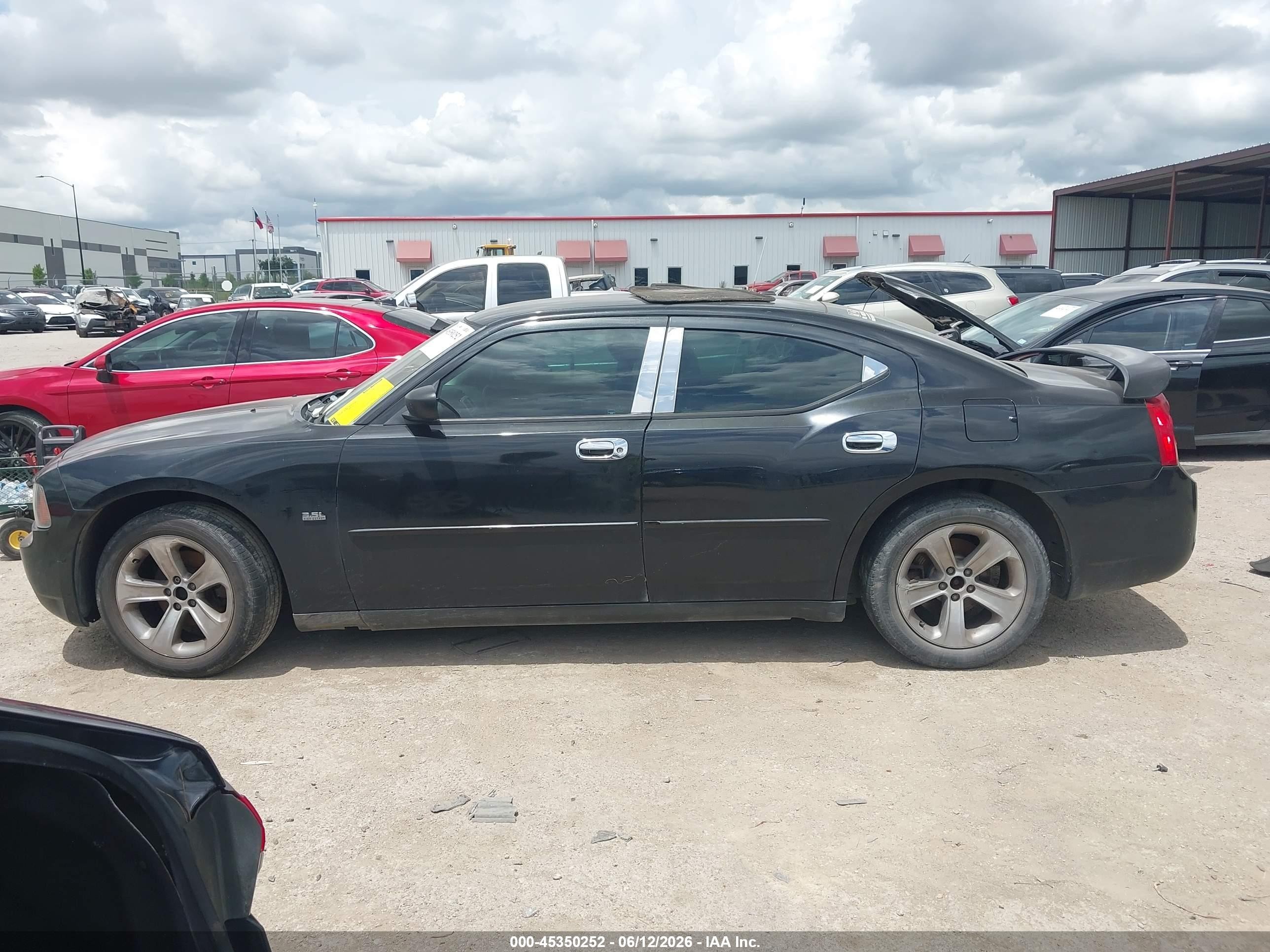 2009 Dodge Charger Sxt Черный vin: 2B3LA33V29H503915