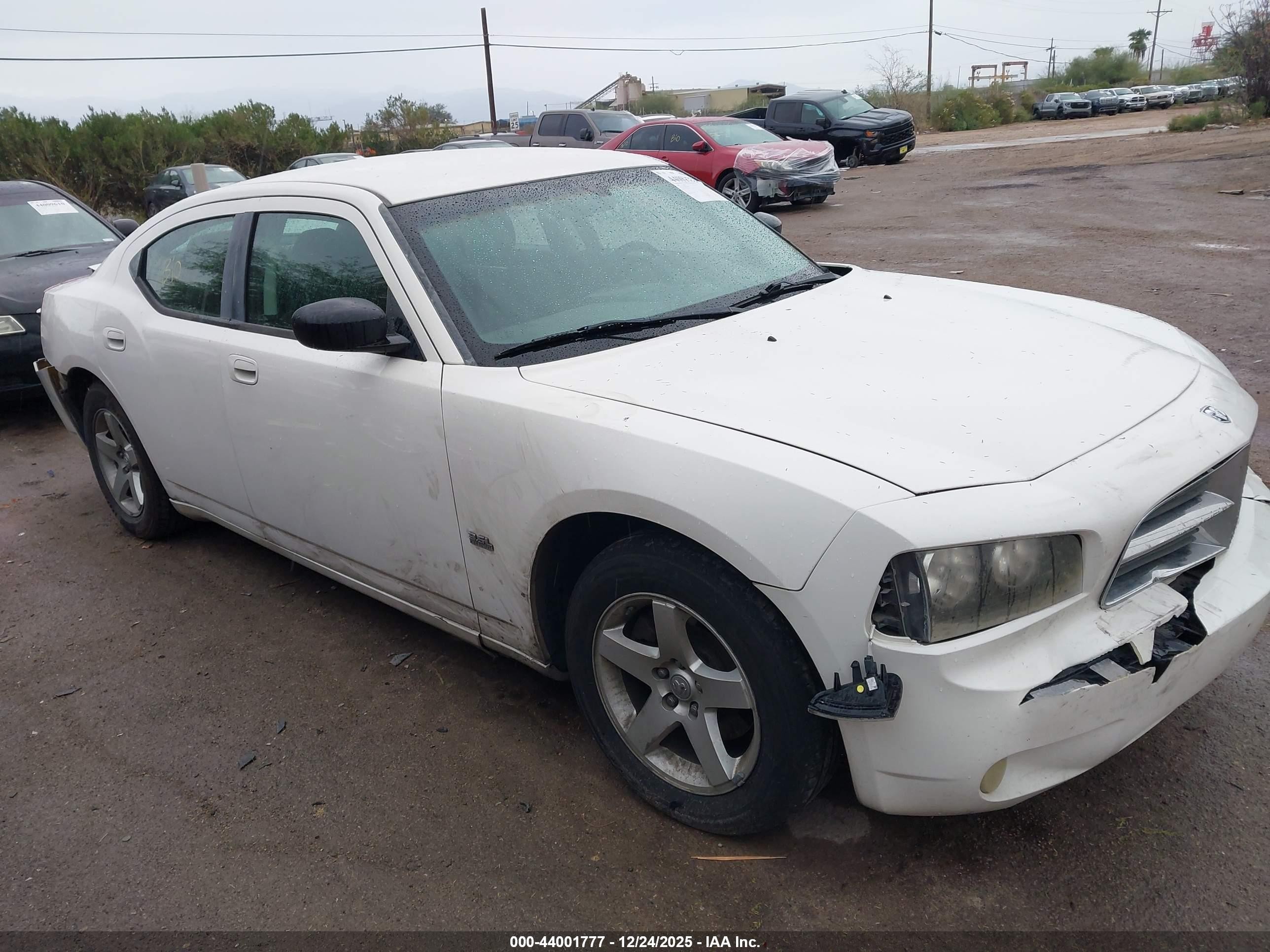 2009 Dodge Charger Sxt White vin: 2B3LA33V29H638067