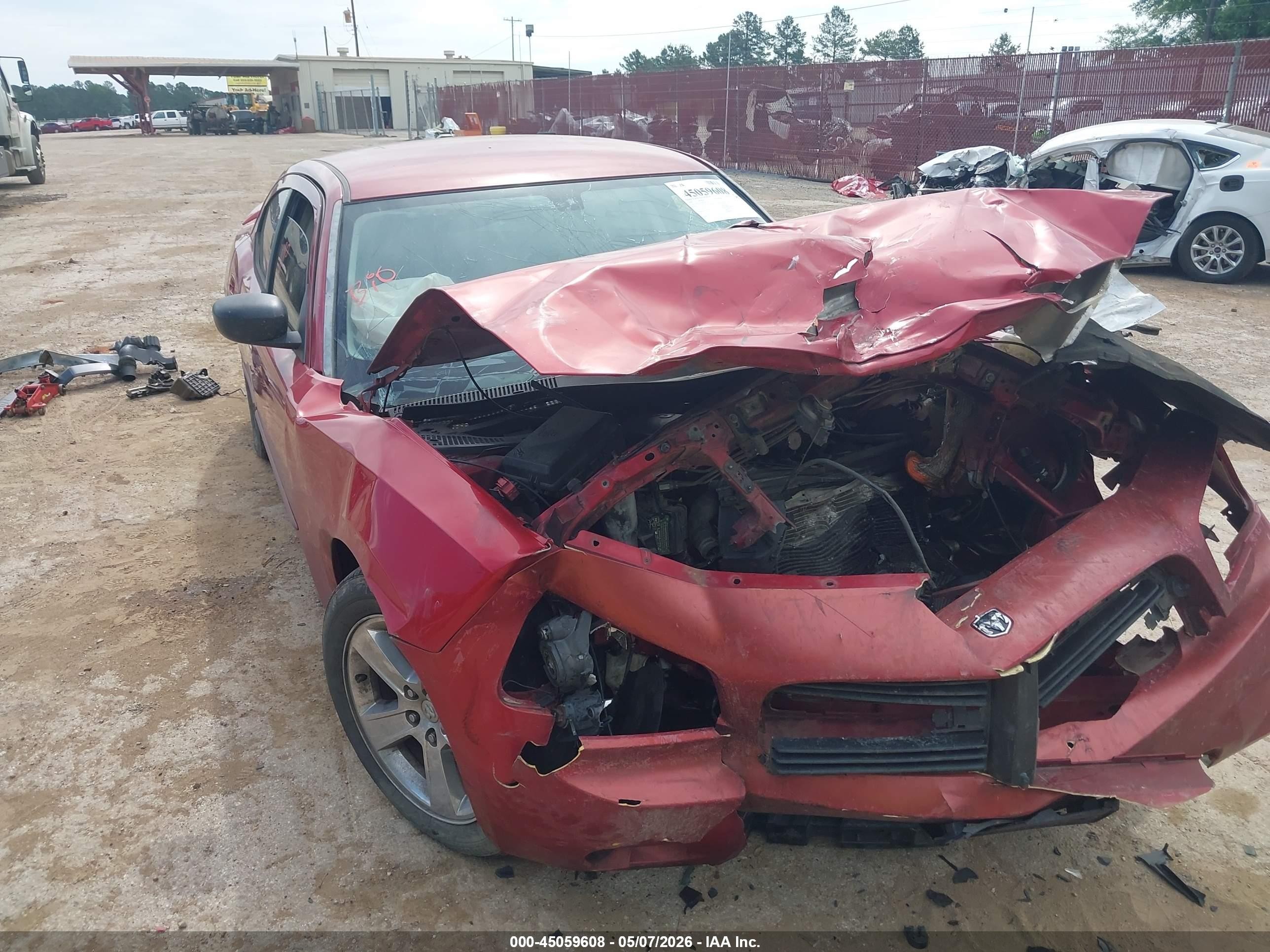 2009 Dodge Charger Sxt Red vin: 2B3LA33V49H572671