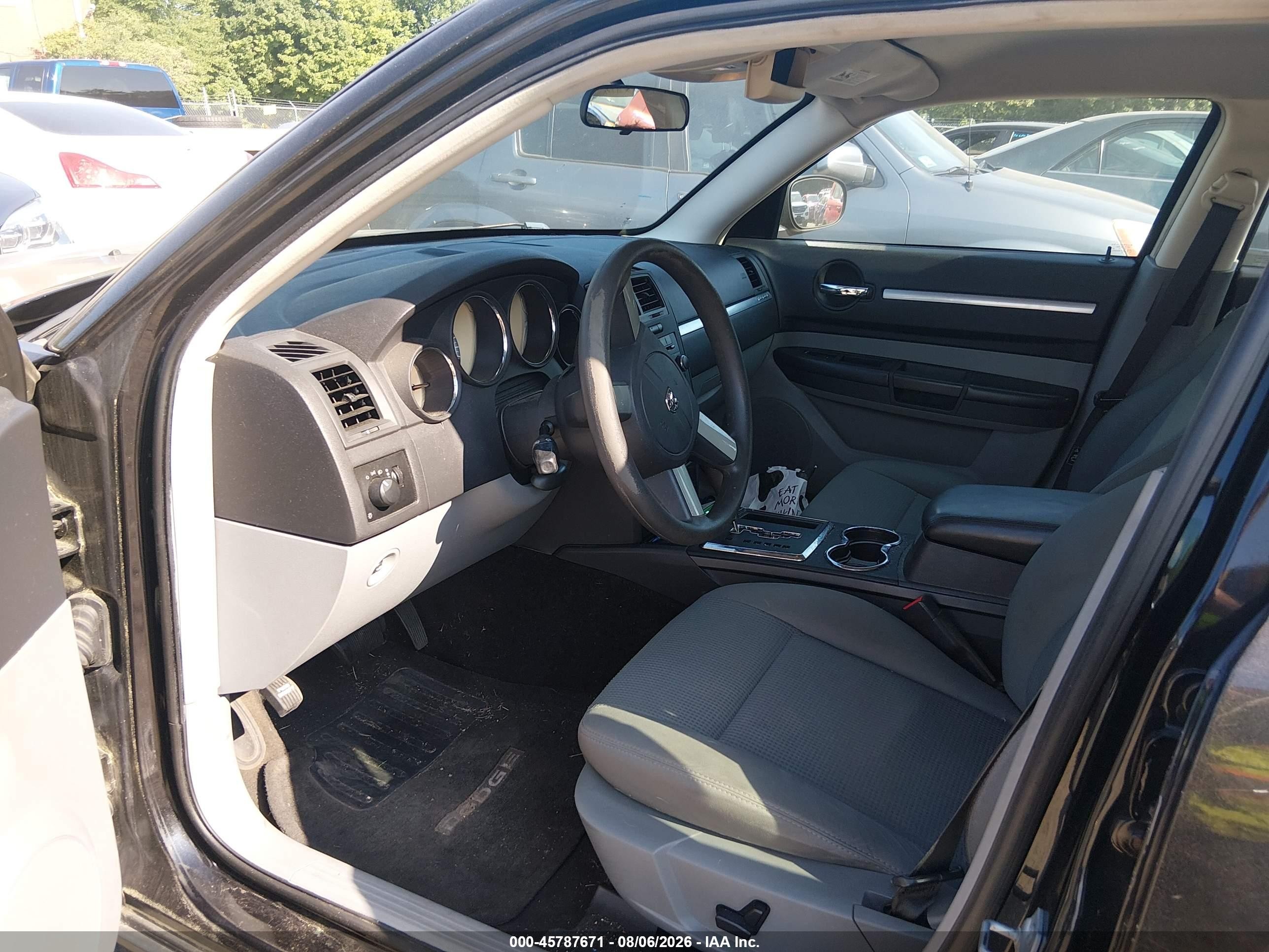 2009 Dodge Charger Se Black vin: 2B3LA43D89H602591