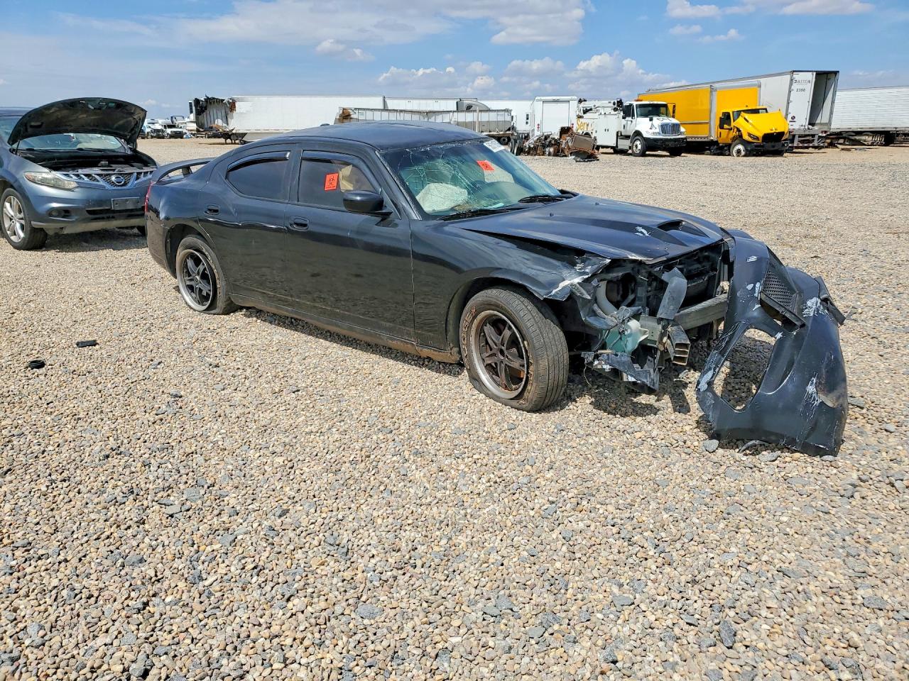 2007 Dodge Charger Se Black vin: 2B3LA43G47H758358