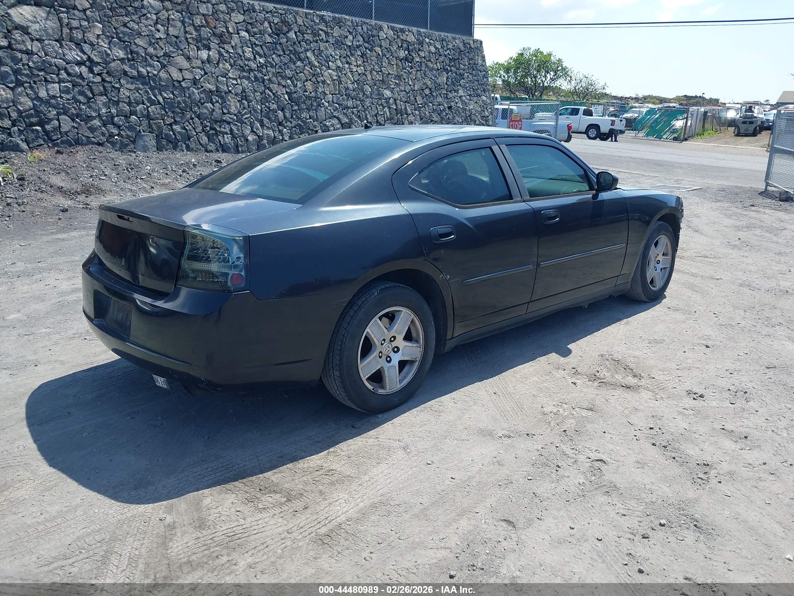 2008 Dodge Charger   Black vin: 2B3LA43G58H181163