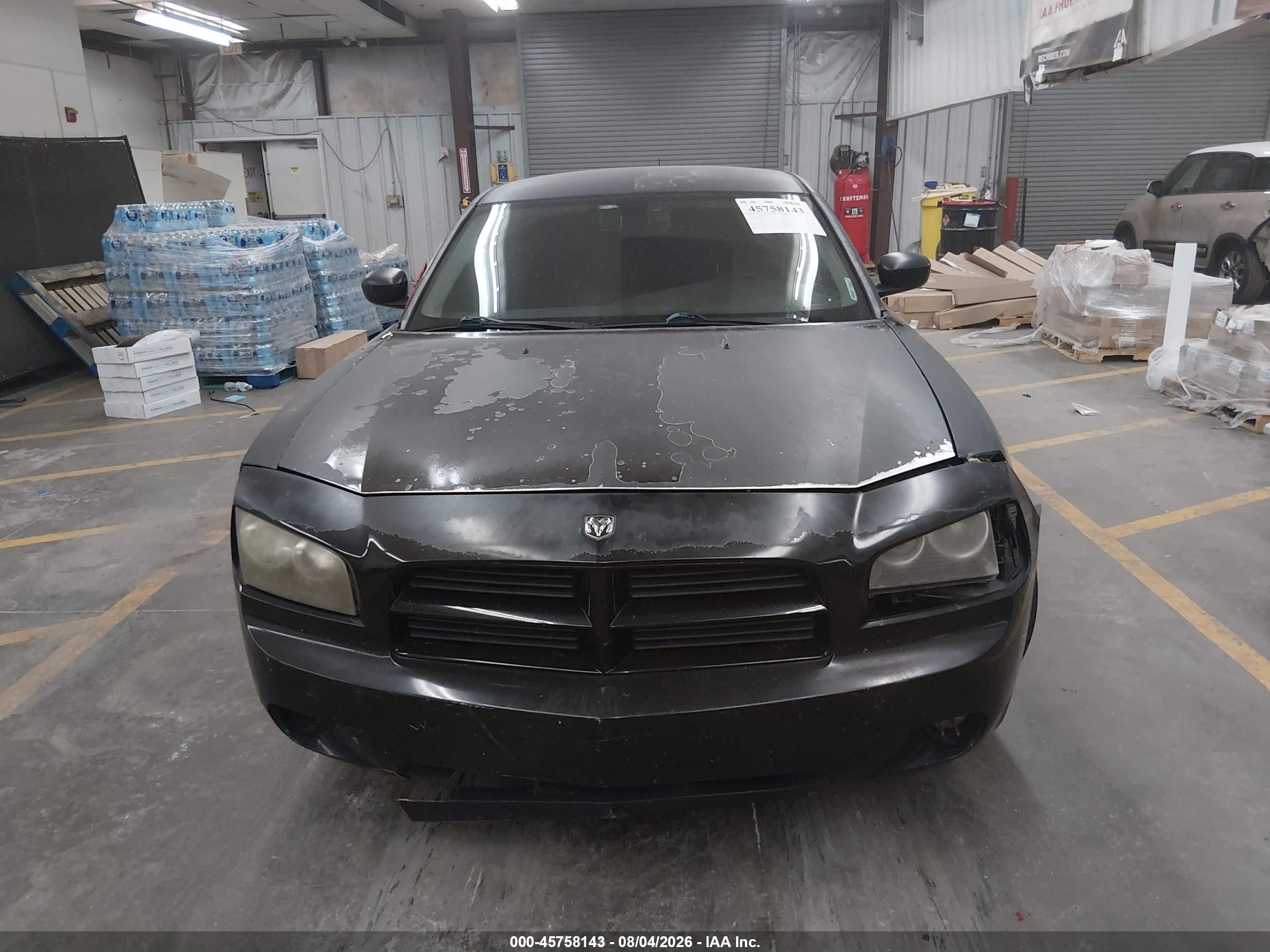 2007 Dodge Charger Черный vin: 2B3LA43G67H650484
