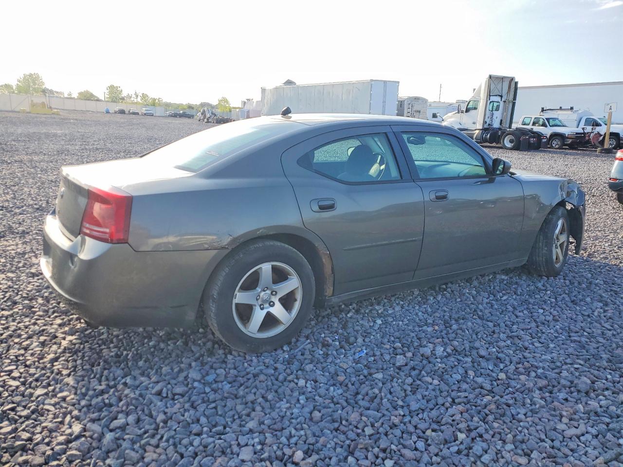 2008 Dodge Charger Gray vin: 2B3LA43G68H198859