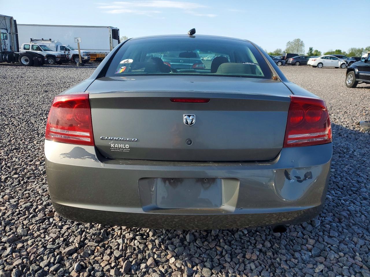 2008 Dodge Charger Gray vin: 2B3LA43G68H198859