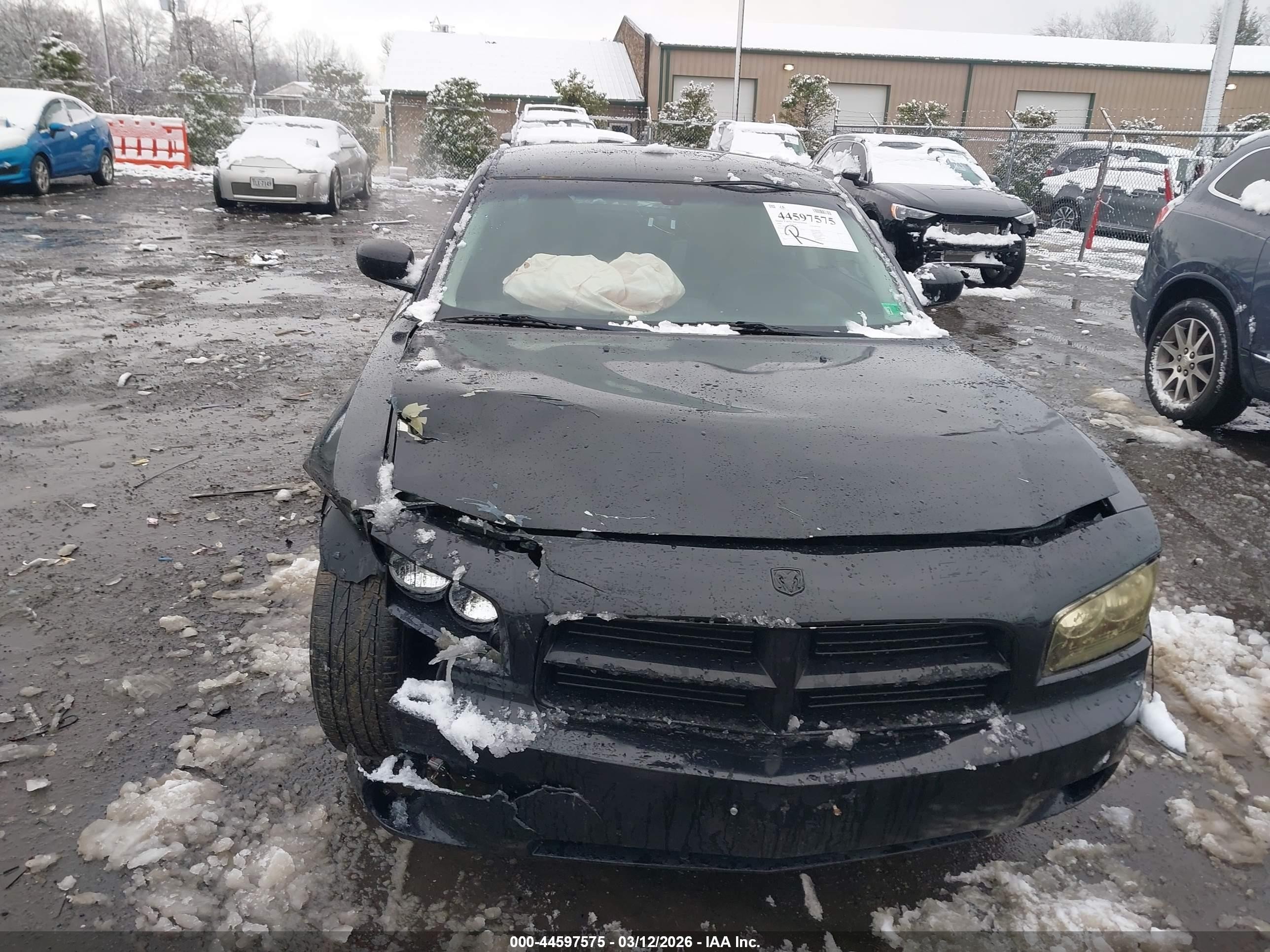 2008 Dodge Charger   Black vin: 2B3LA43G88H217895