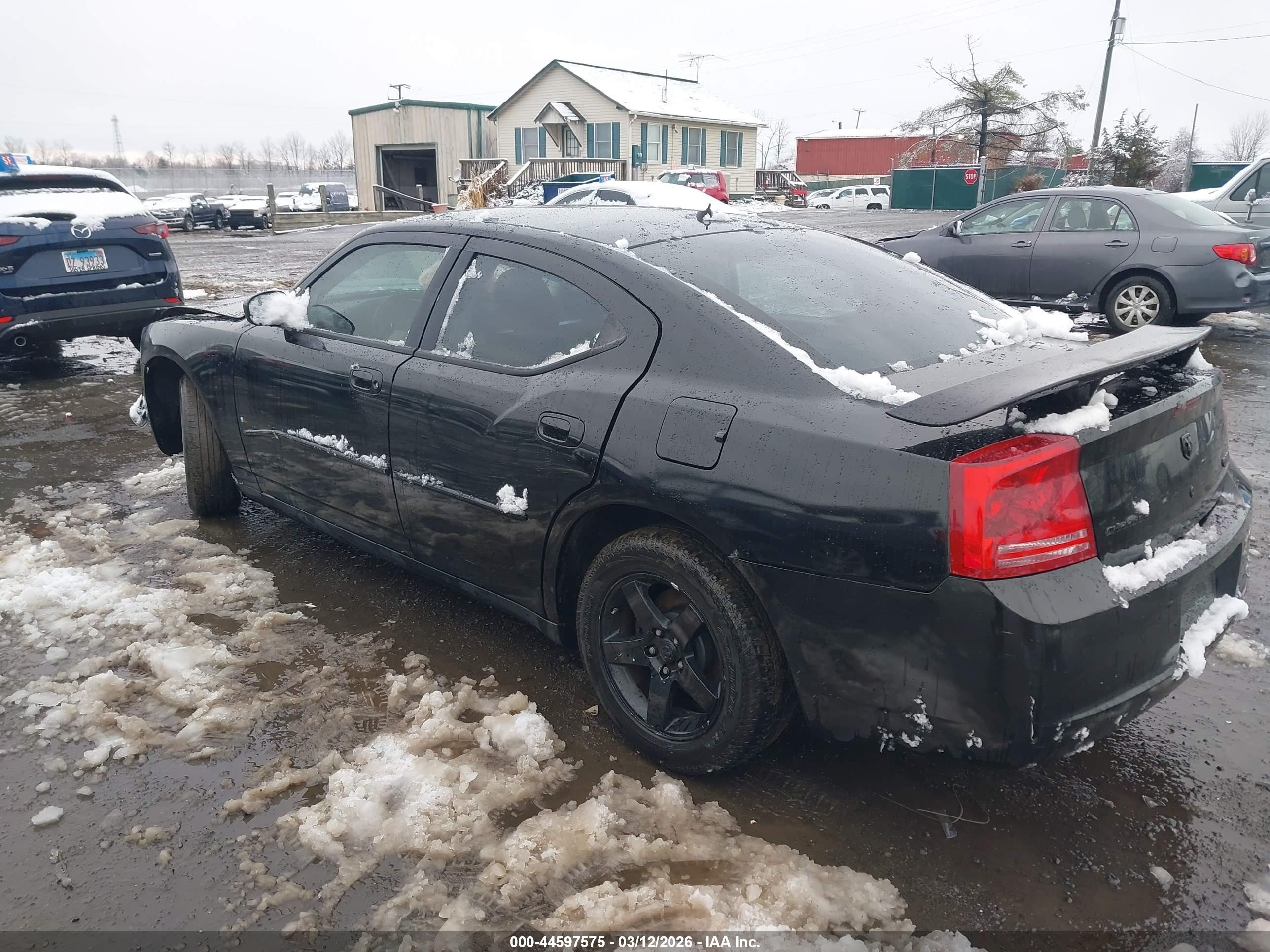 2008 Dodge Charger   Black vin: 2B3LA43G88H217895