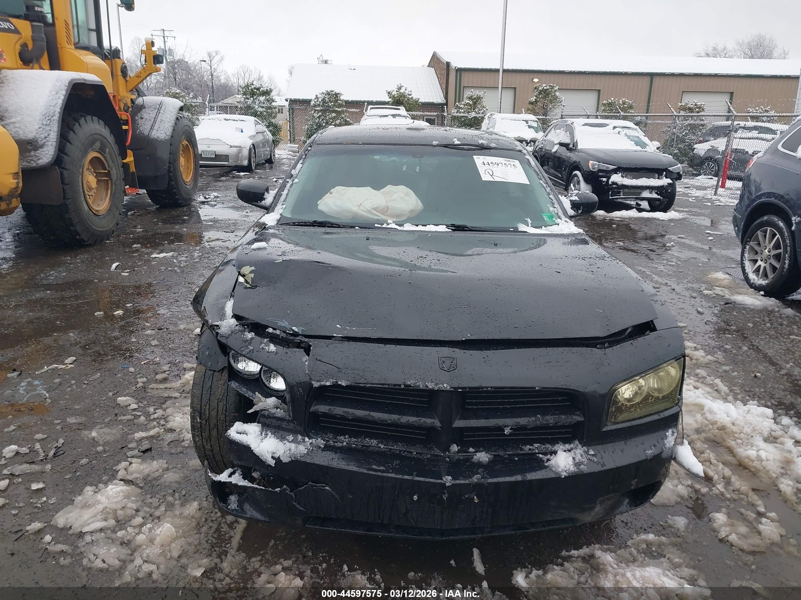 2008 Dodge Charger   Black vin: 2B3LA43G88H217895