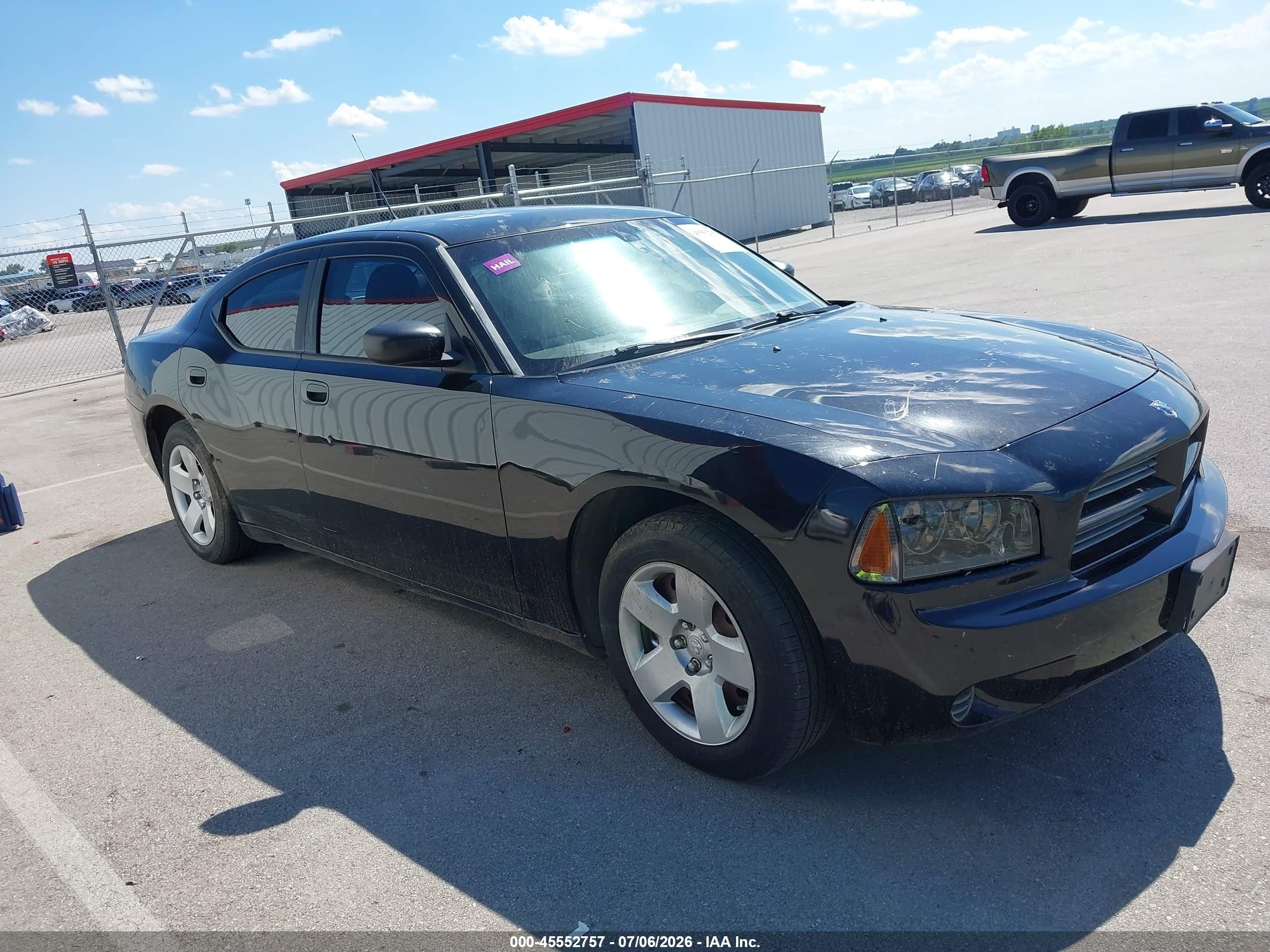 2008 Dodge Charger   Black vin: 2B3LA43G88H293956