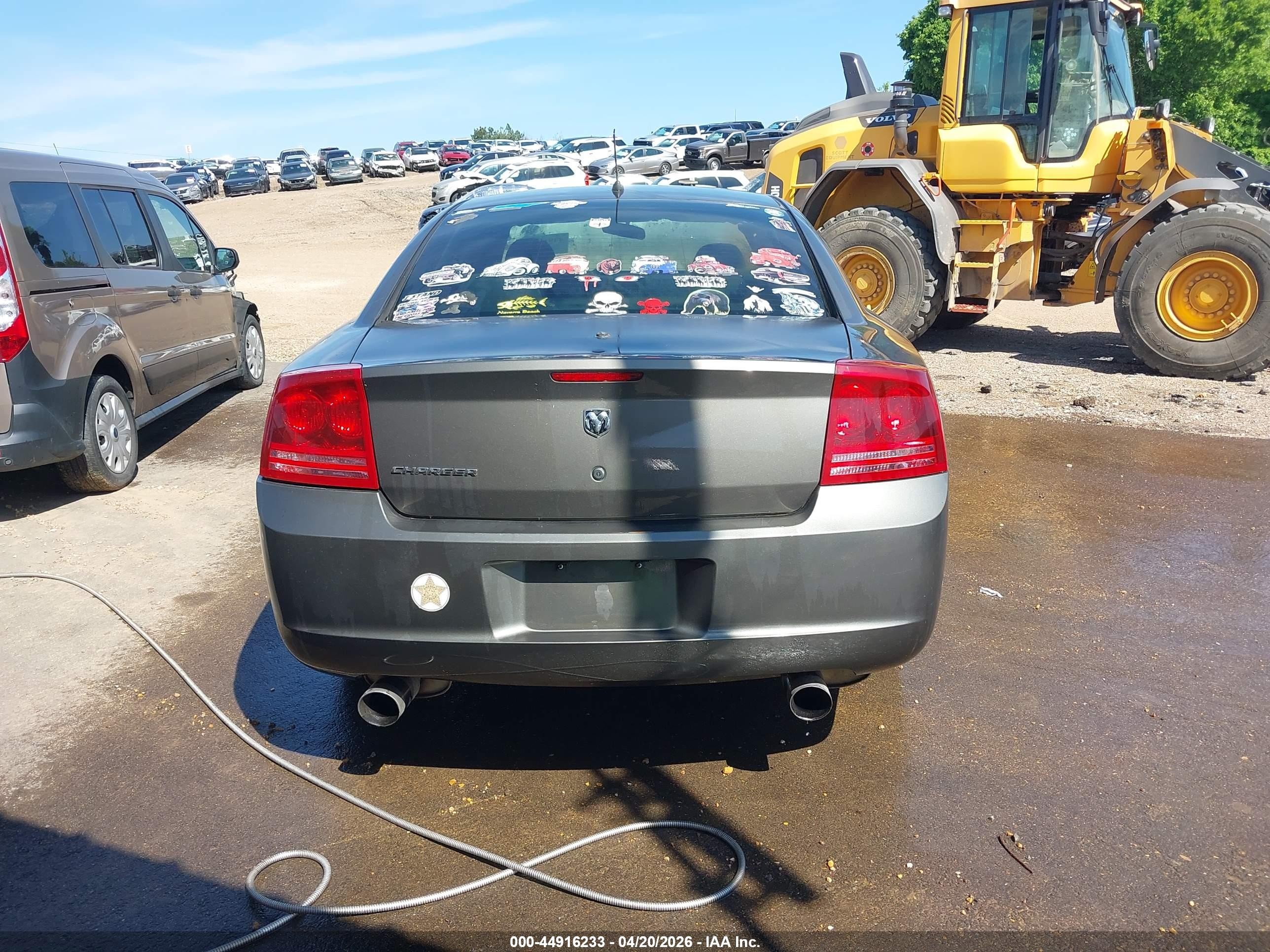 2008 Dodge Charger   Gray vin: 2B3LA43HX8H138558