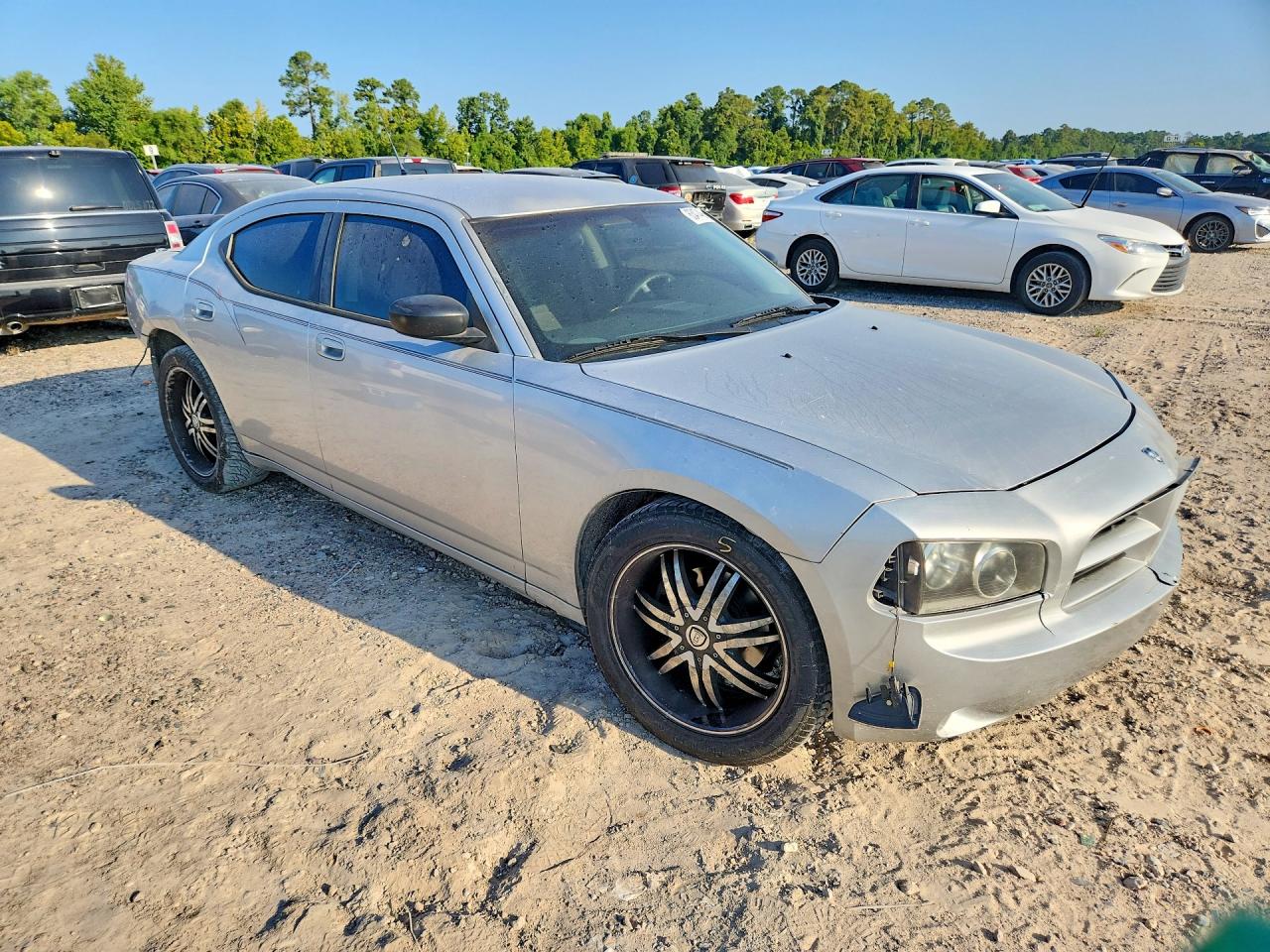 2008 Dodge Charger Silver vin: 2B3LA43R88H209619