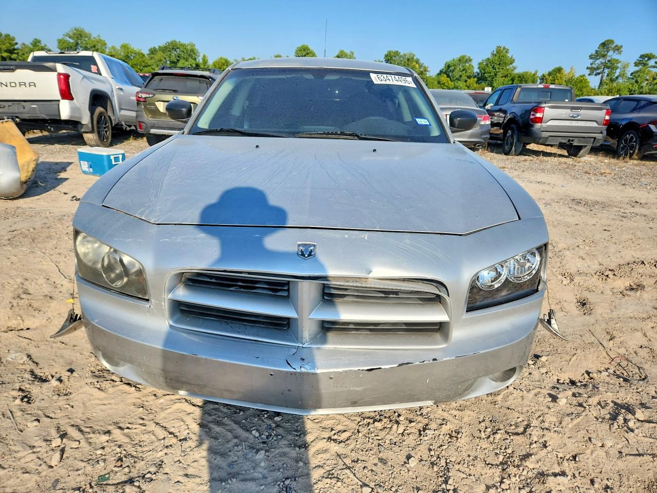 2008 Dodge Charger Silver vin: 2B3LA43R88H209619
