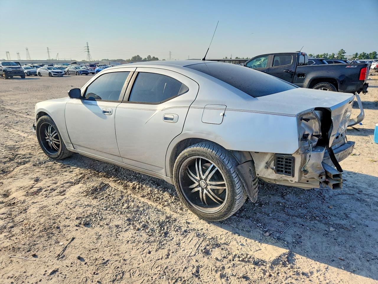 2008 Dodge Charger Silver vin: 2B3LA43R88H209619