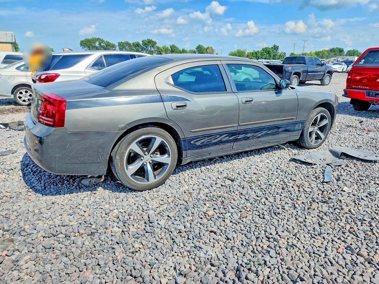 2008 Dodge Charger Gray vin: 2B3LA43R88H223522