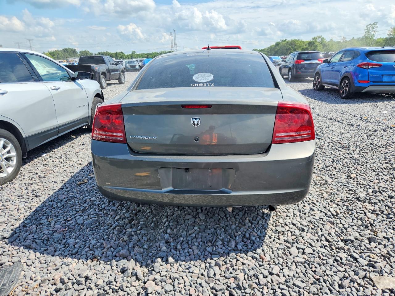 2008 Dodge Charger Gray vin: 2B3LA43R88H223522