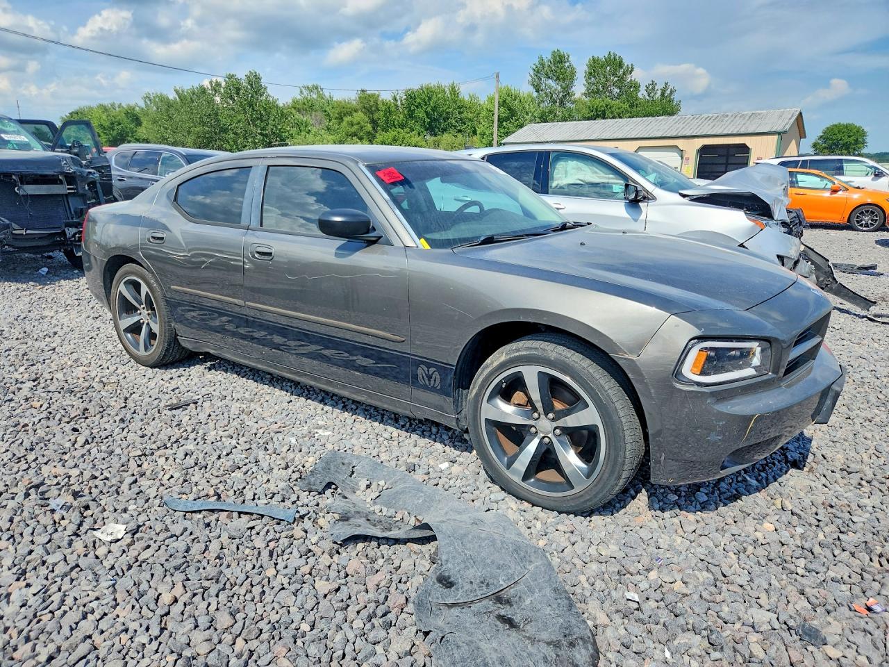 2008 Dodge Charger Gray vin: 2B3LA43R88H223522