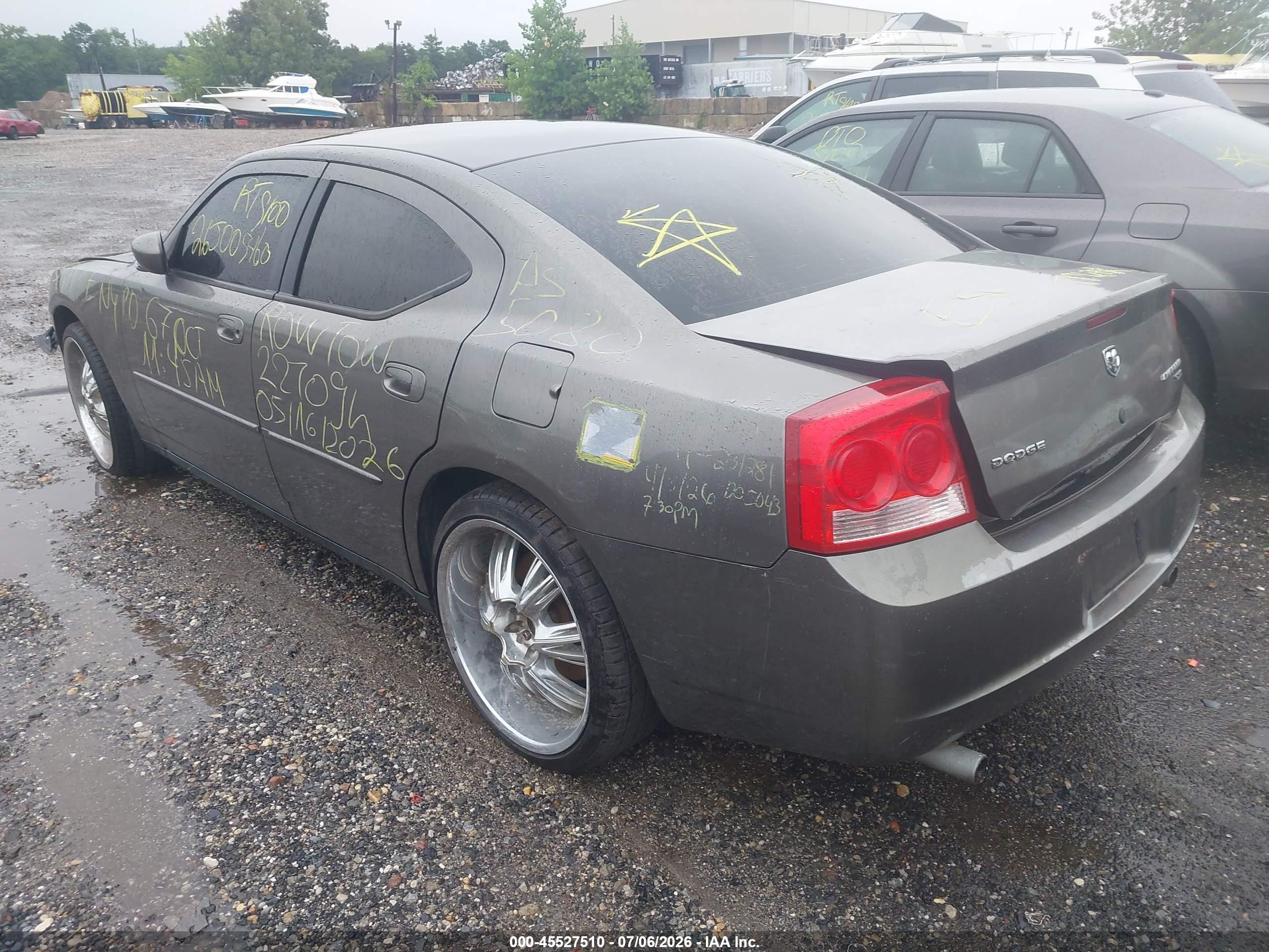 2009 Dodge Charger   Gray vin: 2B3LA43V49H571140