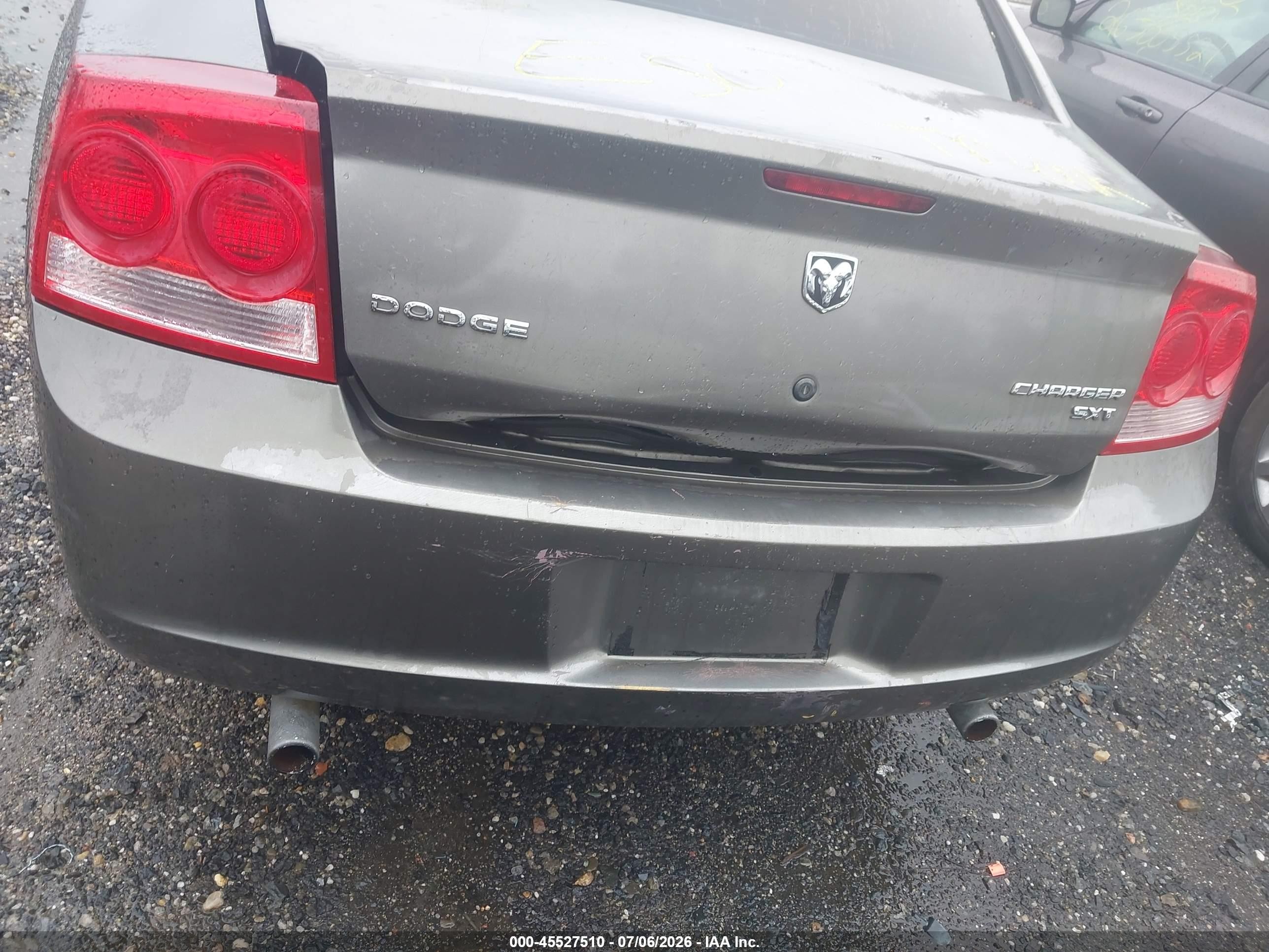2009 Dodge Charger   Gray vin: 2B3LA43V49H571140