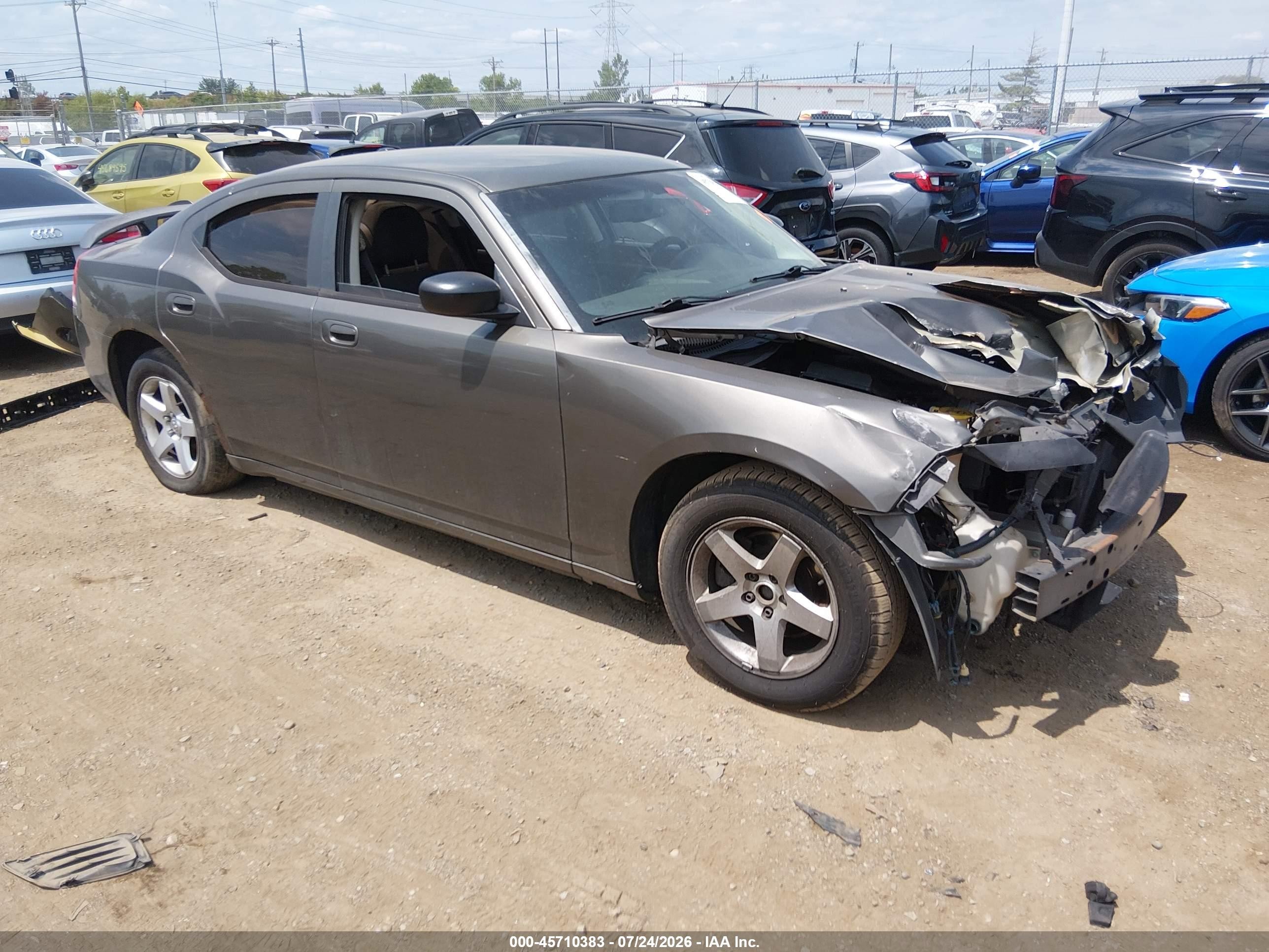 2009 Dodge Charger Se Gray vin: 2B3LA43V89H611719