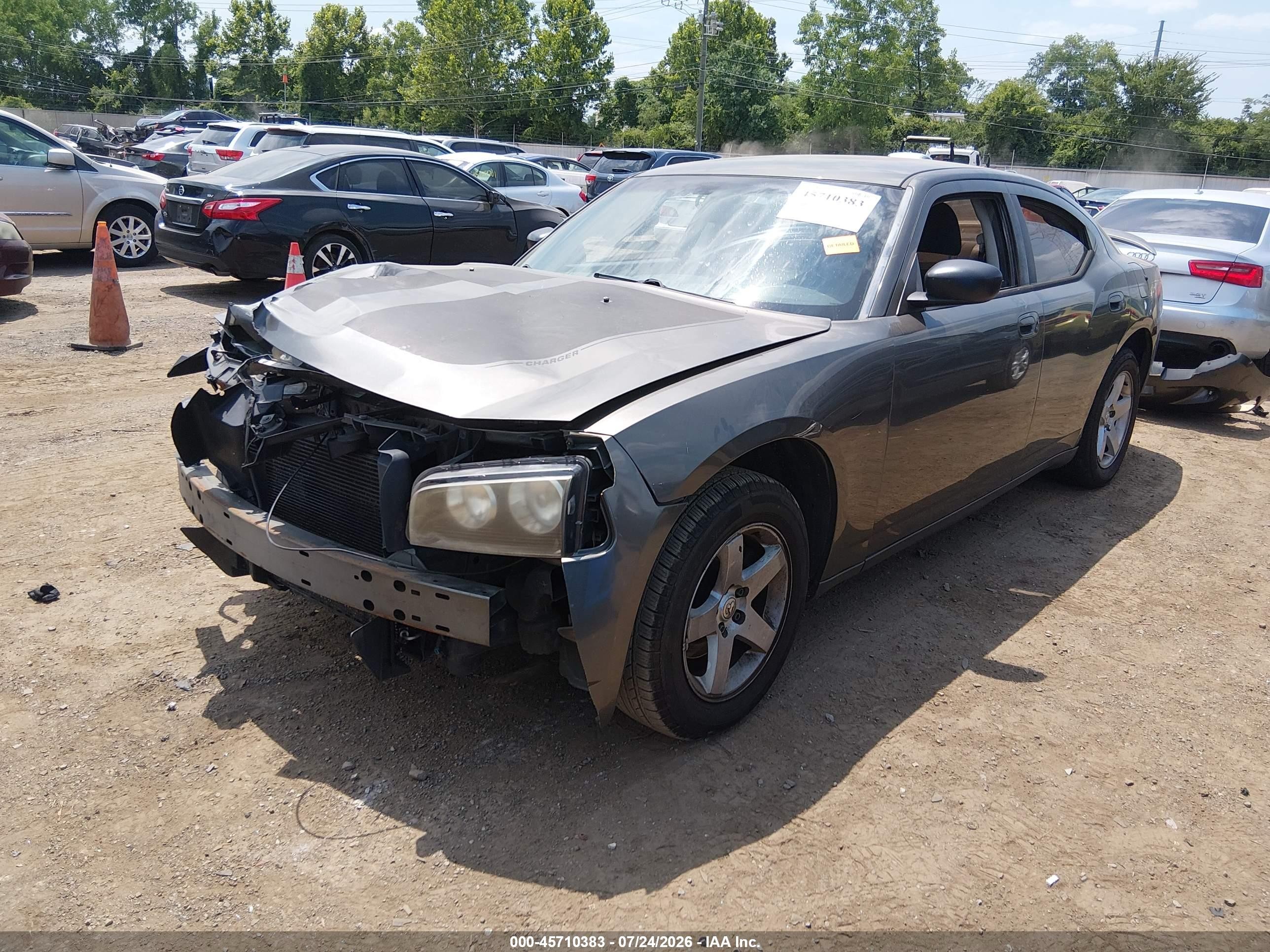 2009 Dodge Charger Se Gray vin: 2B3LA43V89H611719