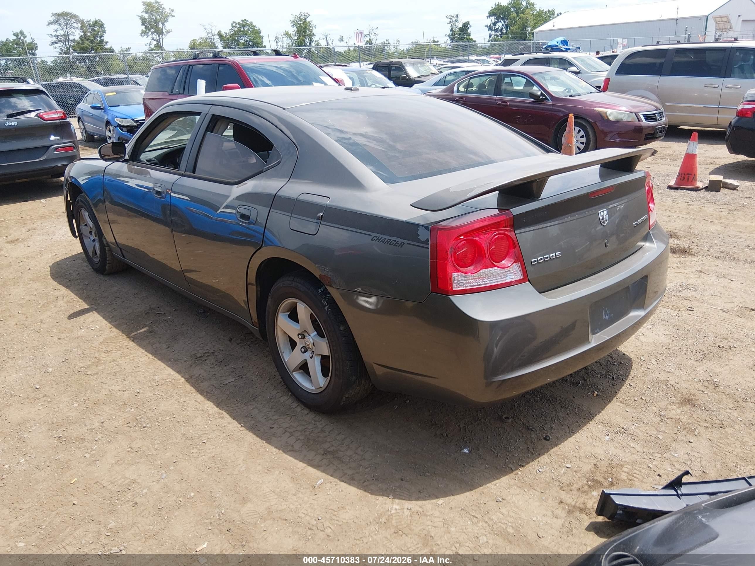 2009 Dodge Charger Se Gray vin: 2B3LA43V89H611719