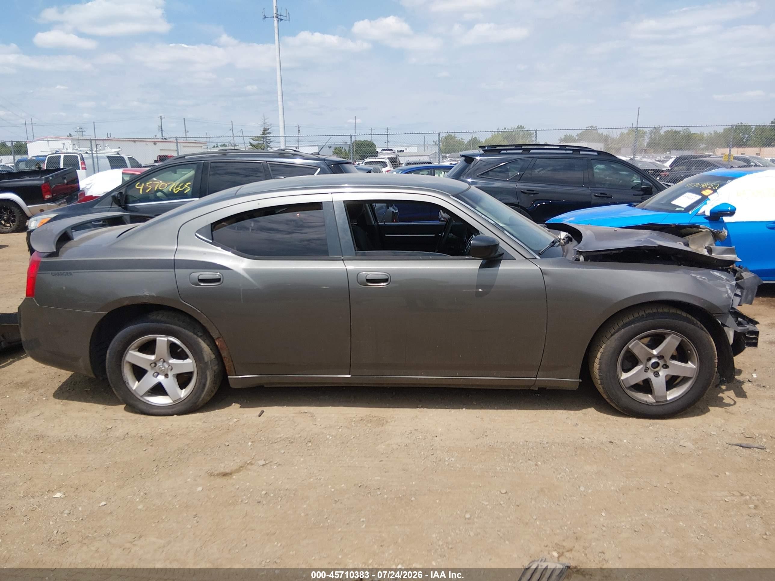 2009 Dodge Charger Se Gray vin: 2B3LA43V89H611719