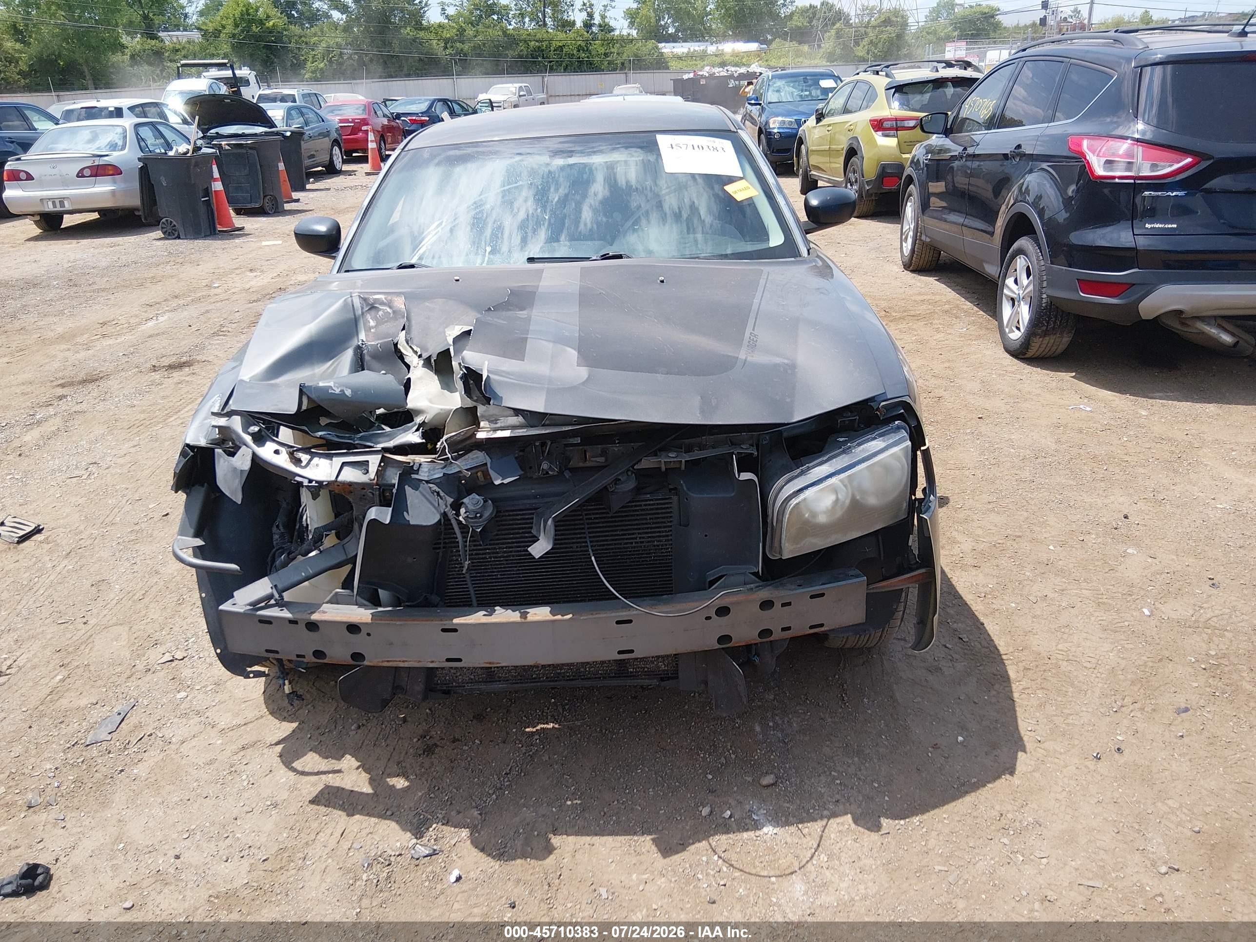 2009 Dodge Charger Se Gray vin: 2B3LA43V89H611719