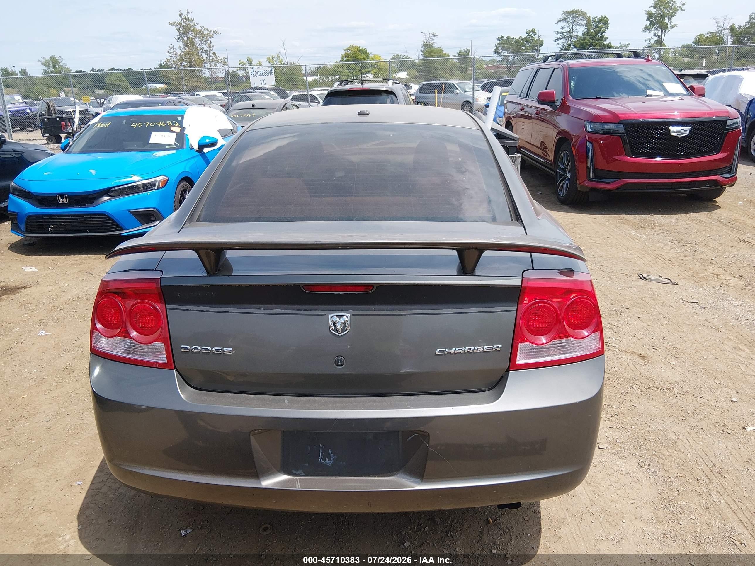 2009 Dodge Charger Se Gray vin: 2B3LA43V89H611719