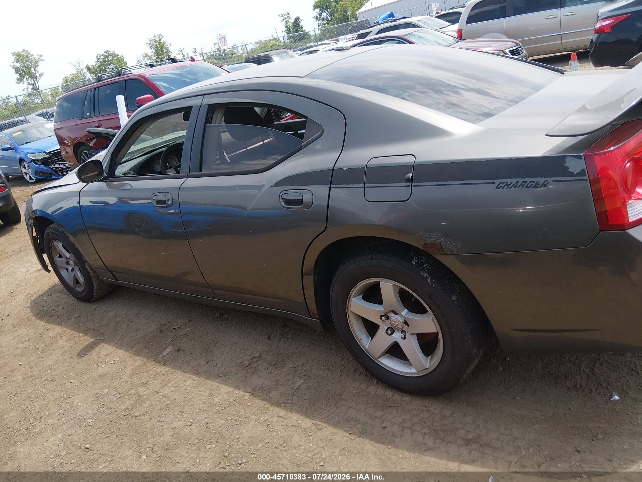 2009 Dodge Charger Se Gray vin: 2B3LA43V89H611719