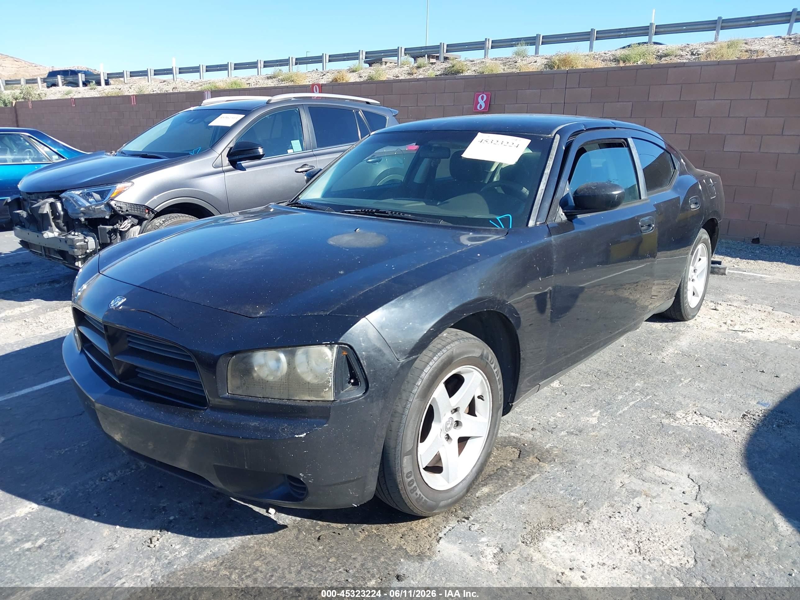 2009 Dodge Charger Se Black vin: 2B3LA43V99H608991