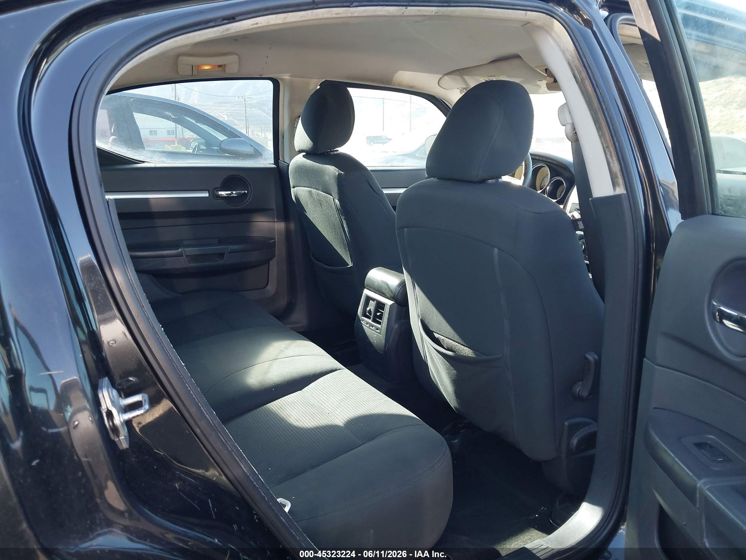 2009 Dodge Charger Se Black vin: 2B3LA43V99H608991