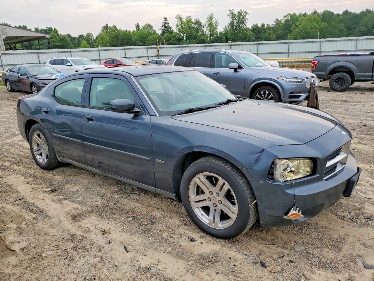 2007 Dodge Charger R/t Серый vin: 2B3LA53H07H782719