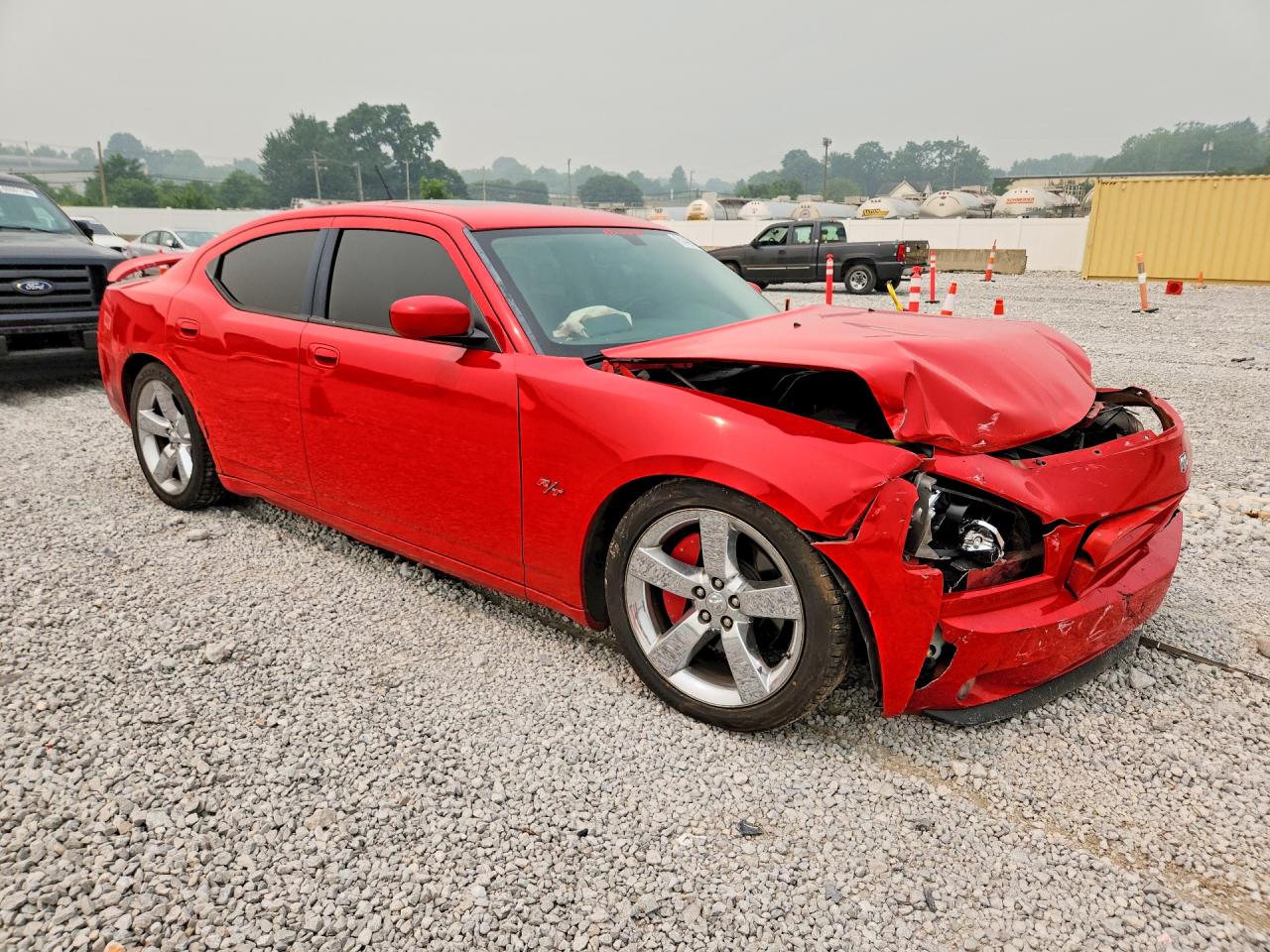 2008 Dodge Charger R/t Red vin: 2B3LA53H08H184650