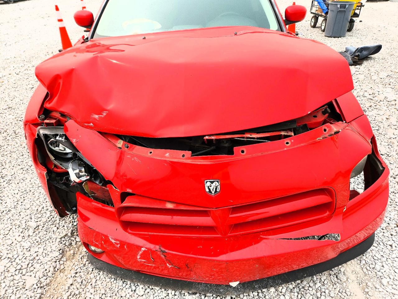 2008 Dodge Charger R/t Red vin: 2B3LA53H08H184650