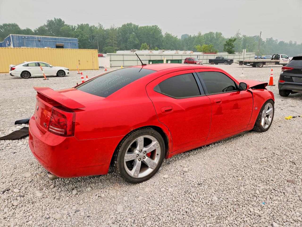 2008 Dodge Charger R/t Red vin: 2B3LA53H08H184650