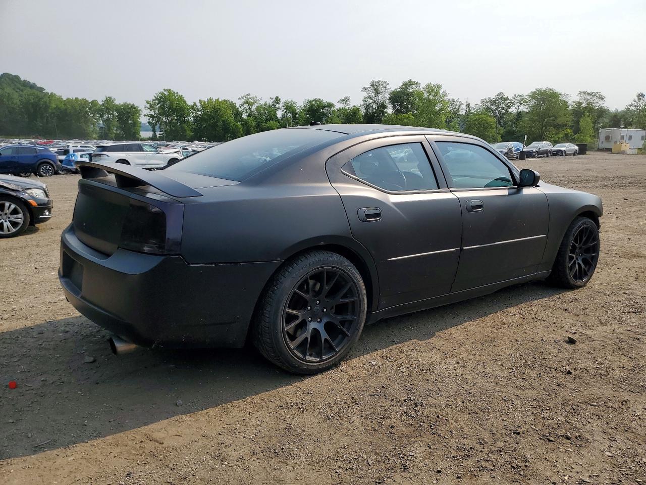 2008 Dodge Charger R/t Black vin: 2B3LA53H08H261520