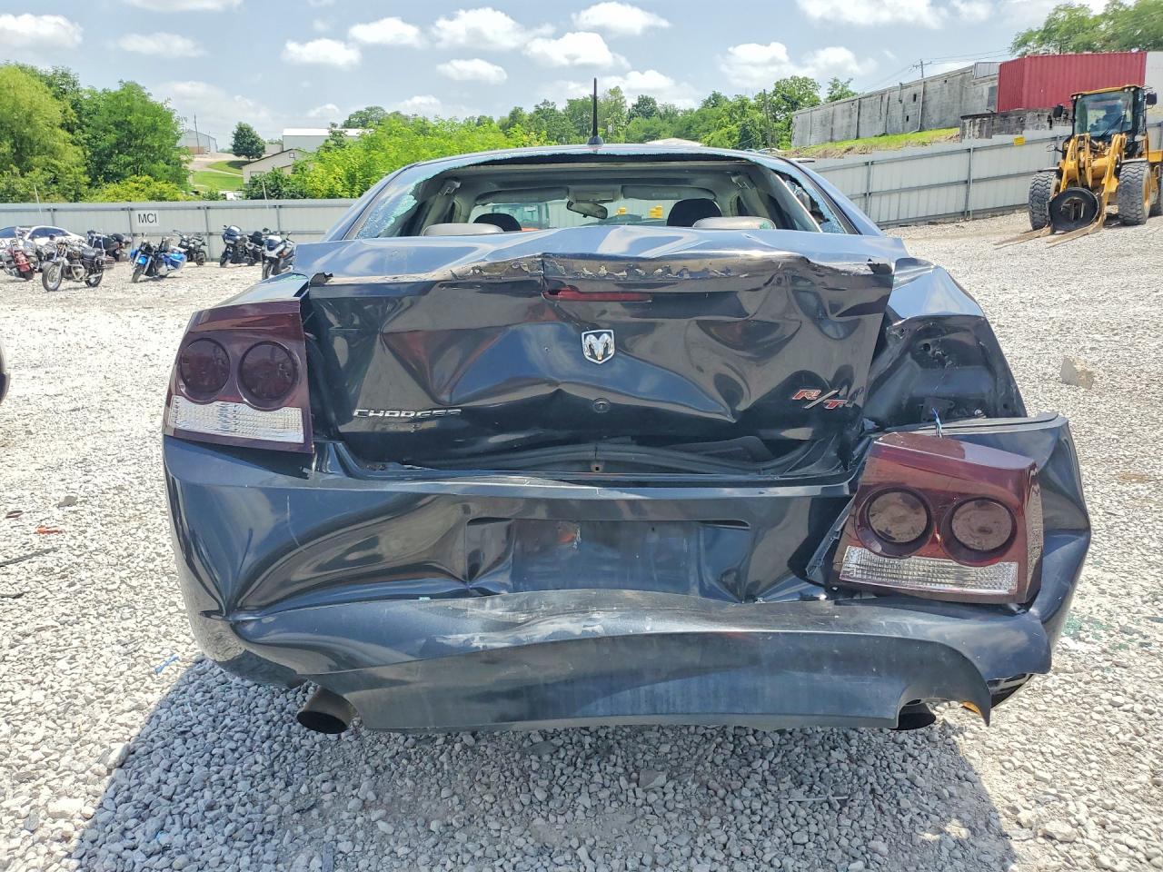 2008 Dodge Charger R/t Черный vin: 2B3LA53H18H149308