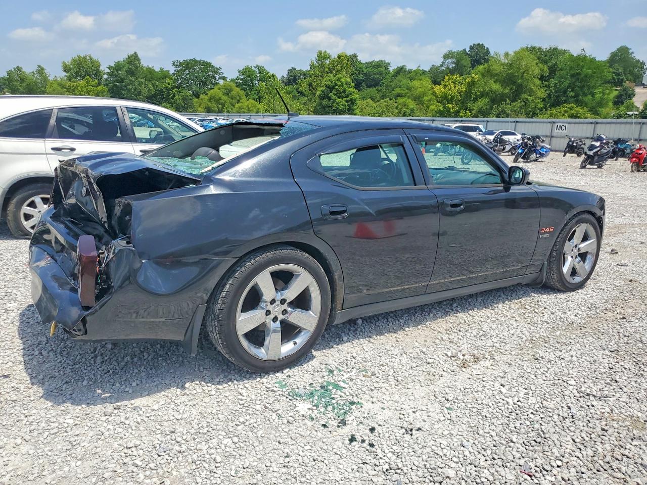 2008 Dodge Charger R/t Черный vin: 2B3LA53H18H149308
