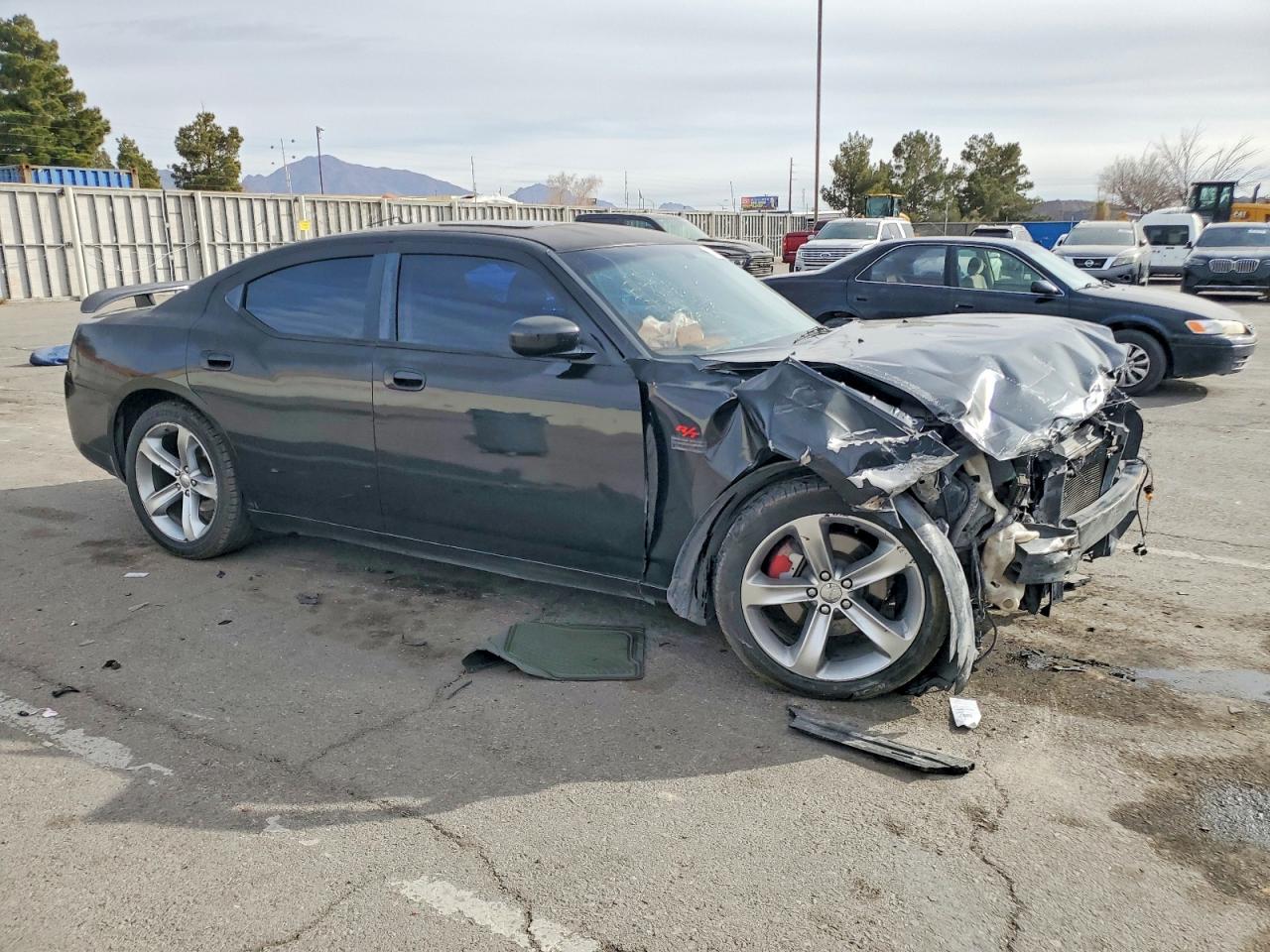 2008 Dodge Charger R/t Black vin: 2B3LA53H38H103107